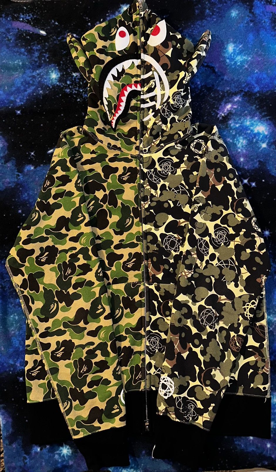 Bape × Futura BAPE x Unkle Full Zip Hoodie Size US M / EU 48-50 / 2 - 2 Thumbnail