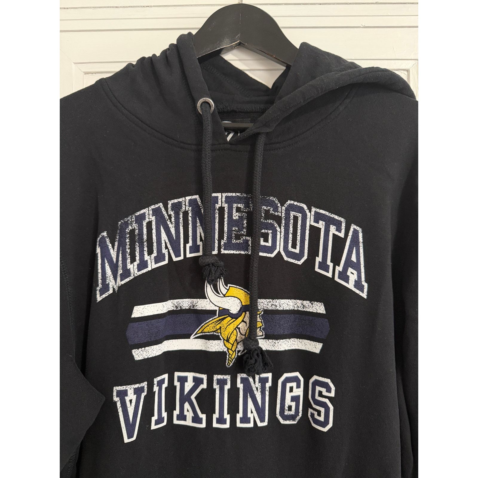47 Brand Minnesota Vikings Black NFL Football Hoodie Size XL Size US XL / EU 56 / 4 - 2 Thumbnail