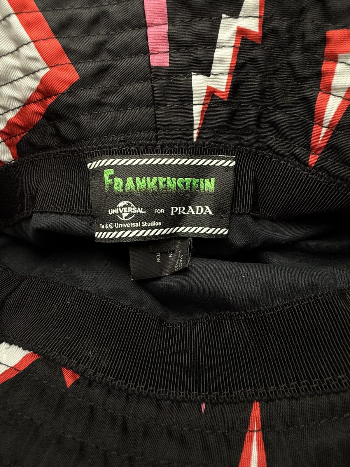 Prada Prada x Frankenstein Nylon Bucket Hat Size ONE SIZE - 5 Thumbnail