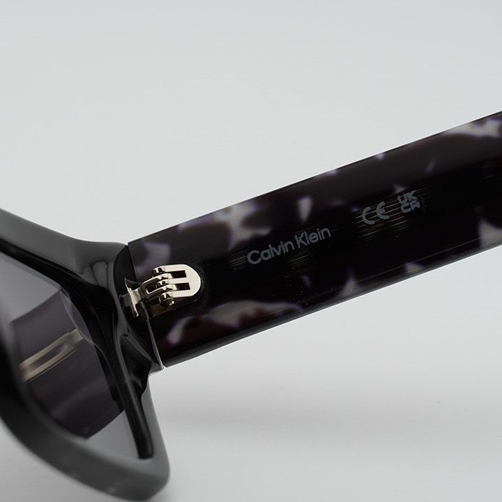 Calvin Klein Calvin Klein CK25510S 223 Unisex Sunglasses Grey Rectangle Size ONE SIZE - 8 Thumbnail