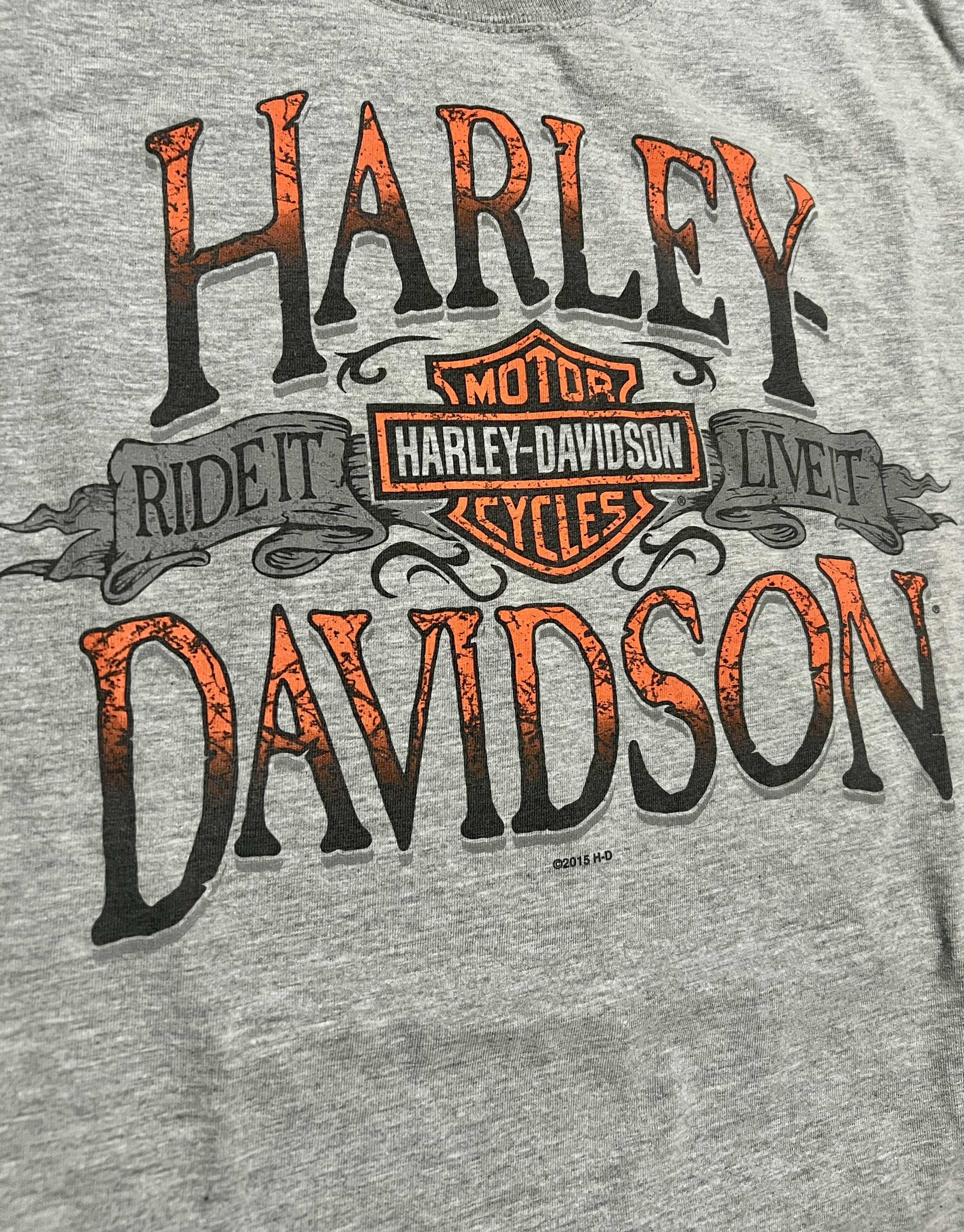 Harley Davidson Harley Davidson Motorcycle Yorktown VA Vintage T-Shirt Size US L / EU 52-54 / 3 - 4 Thumbnail