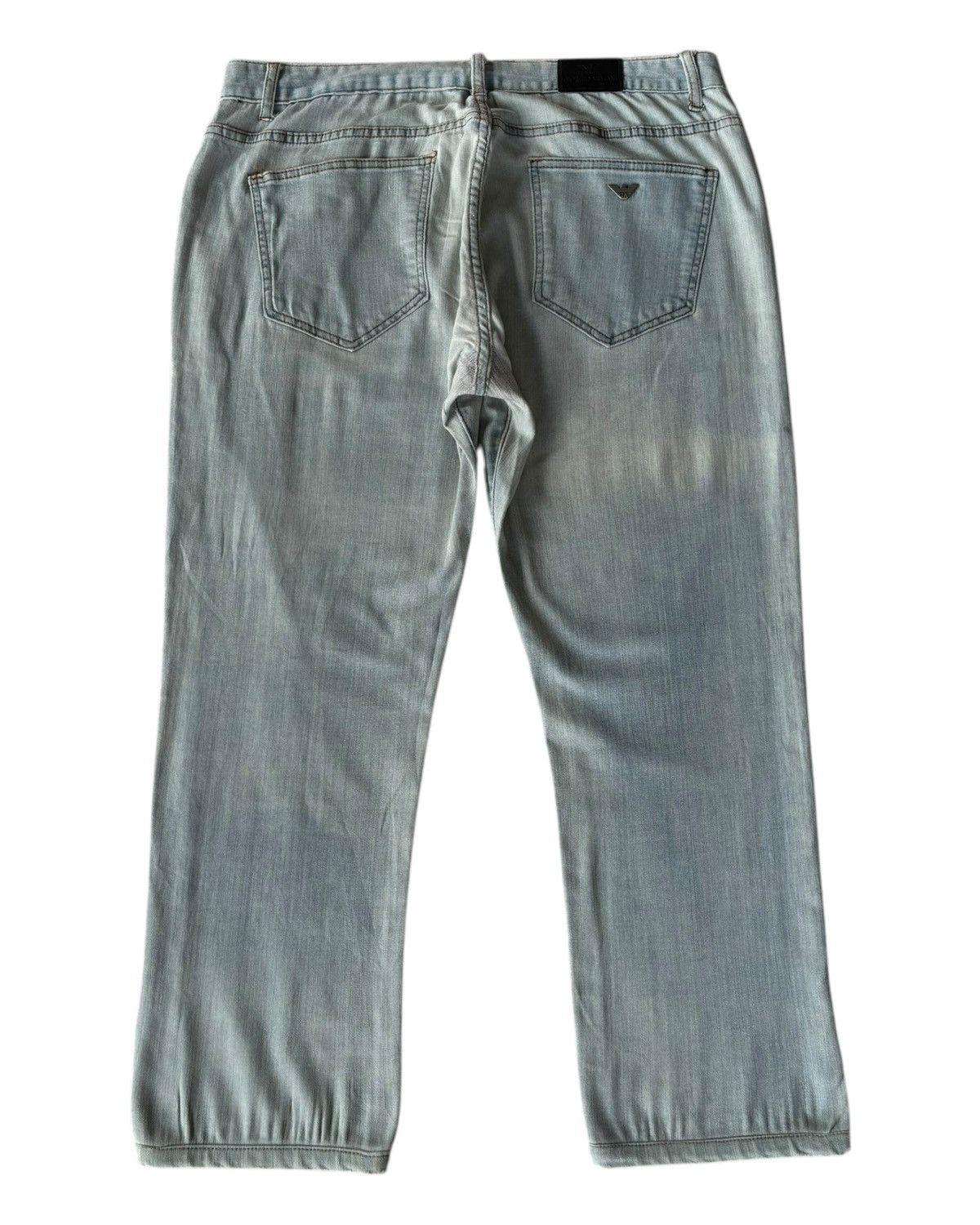Giorgio Armani 🔥GIORGIO ARMANI LE COLLEZIONI WIDE BAGGY LIGHT WASH JEANS Size US 36 / EU 52 - 8 Thumbnail