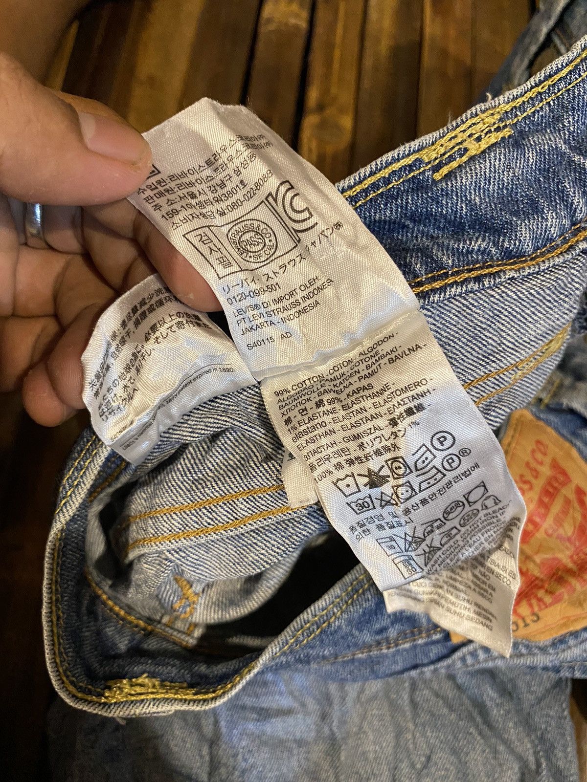 Japanese Brand × Levi's × Vintage LEVIS 513 DENIM PANTS Size US 30 / EU 46 - 12 Thumbnail