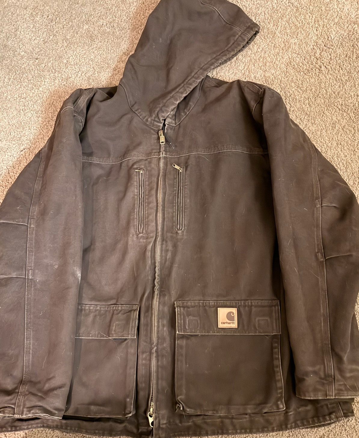 Carhartt Carhartt Sandstone Jackson Coat C95 brown sherpa lining XL Size US XL / EU 56 / 4 - 25 Thumbnail