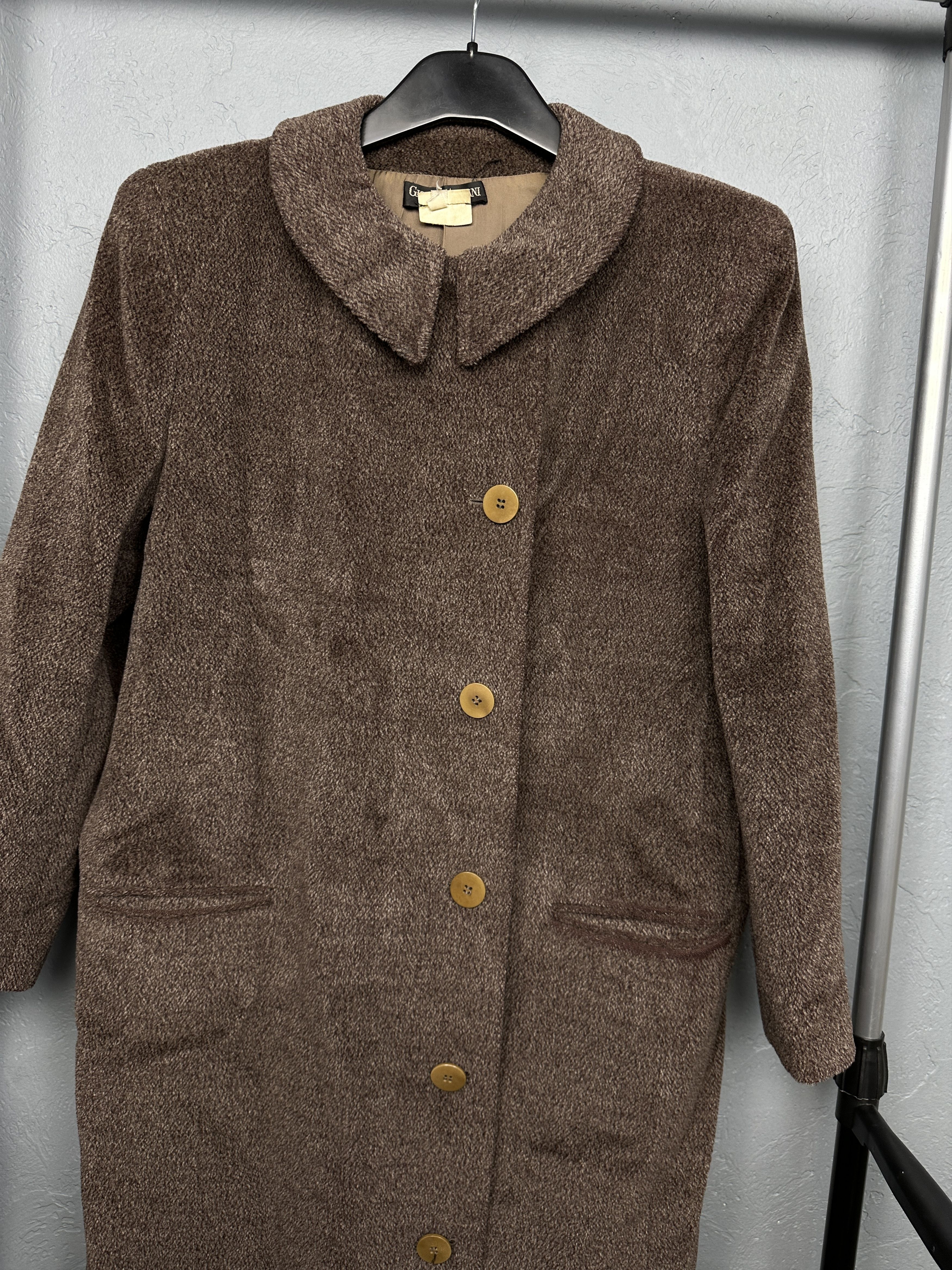 Giorgio Armani Giorgio Armani Vintage Womens Wool Coat Jacket Size S / US 4 / IT 40 - 2 Thumbnail