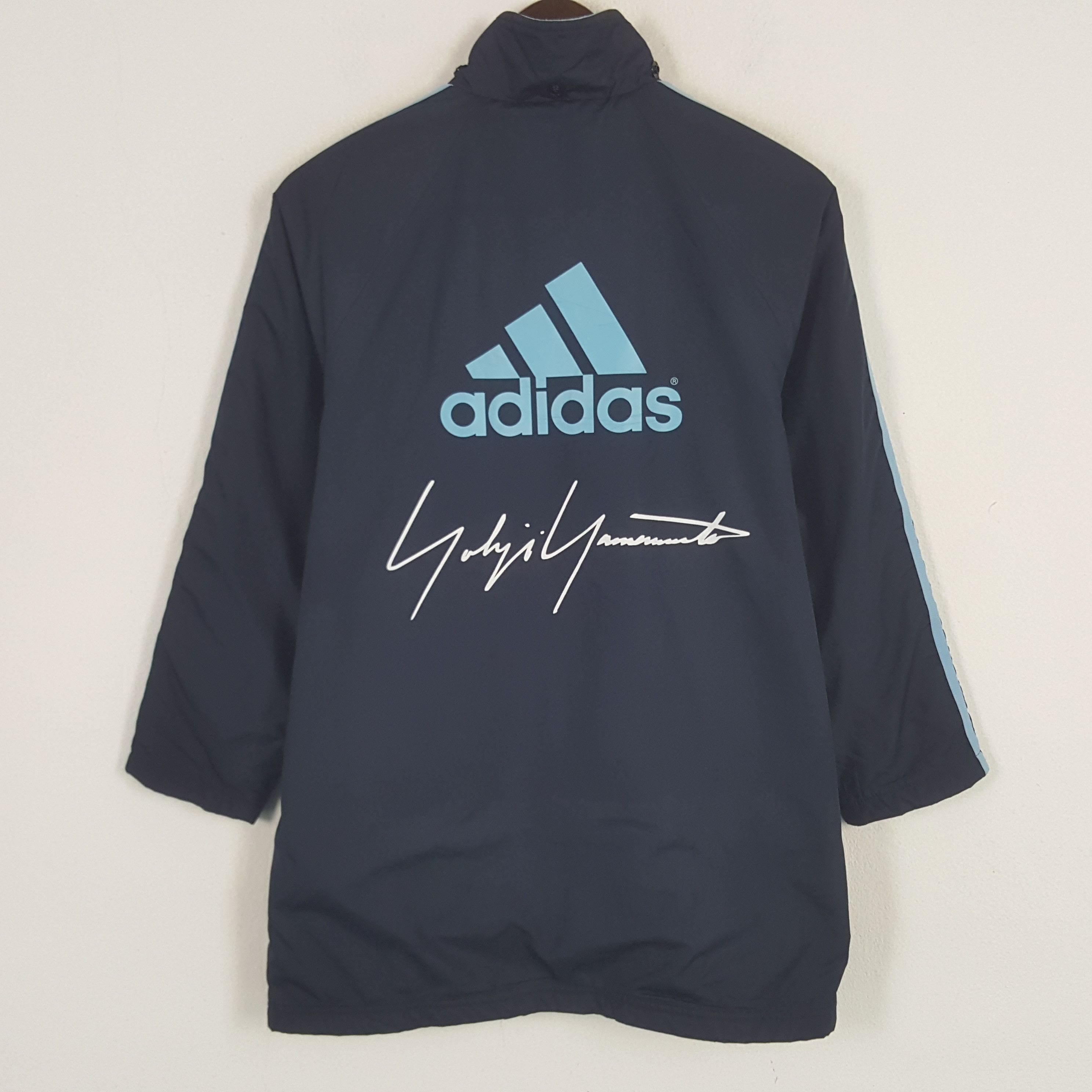 Adidas × Vintage Vintage Adidas x Custom Yohji Winter Long Jacket Size US M / EU 48-50 / 2 - 1 Thumbnail