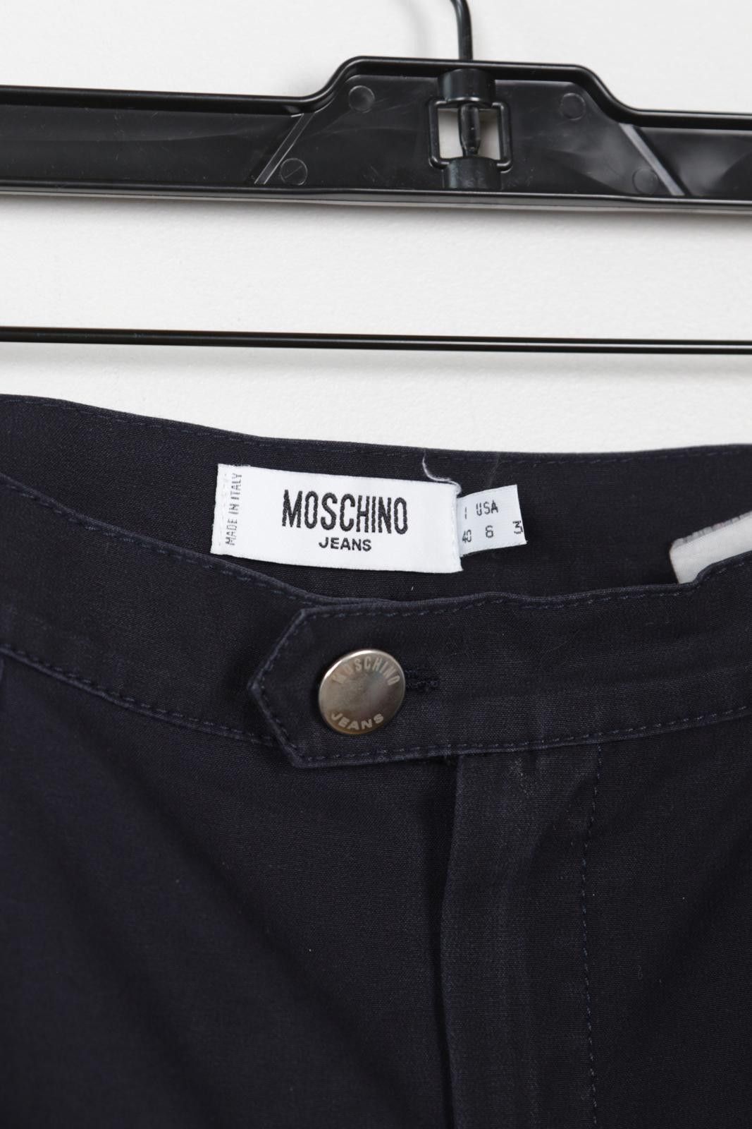 Moschino 00's Moschino Jeans Straight-Leg-Pant Size 27" / US 4 / IT 40 - 3 Thumbnail