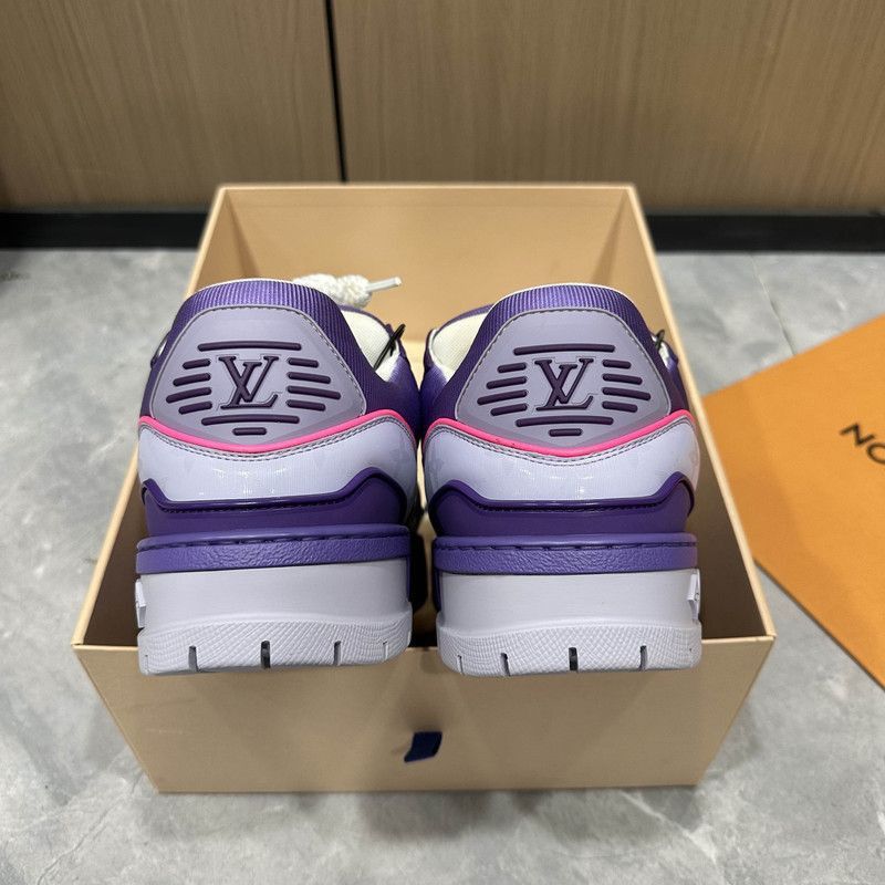 Louis Vuitton Louis Vuitton Trainer Maxi Leather Low Tops -2508 Size US 7.5 / EU 40-41 - 3 Thumbnail