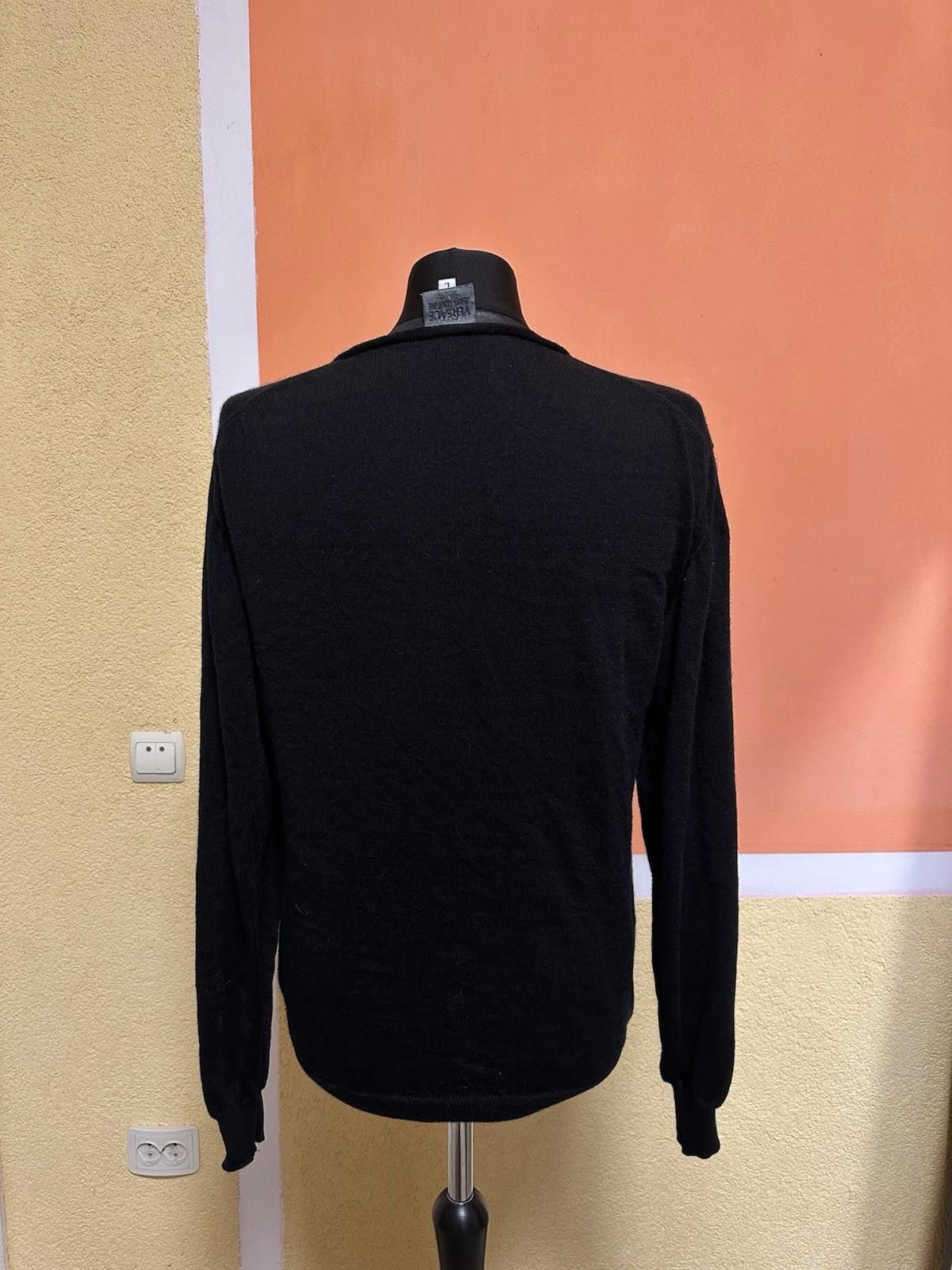 Versace Jeans Couture Versace Jeans Couture Logo Wool Sweater Vintage Black Size L Size US L / EU 52-54 / 3 - 6 Thumbnail