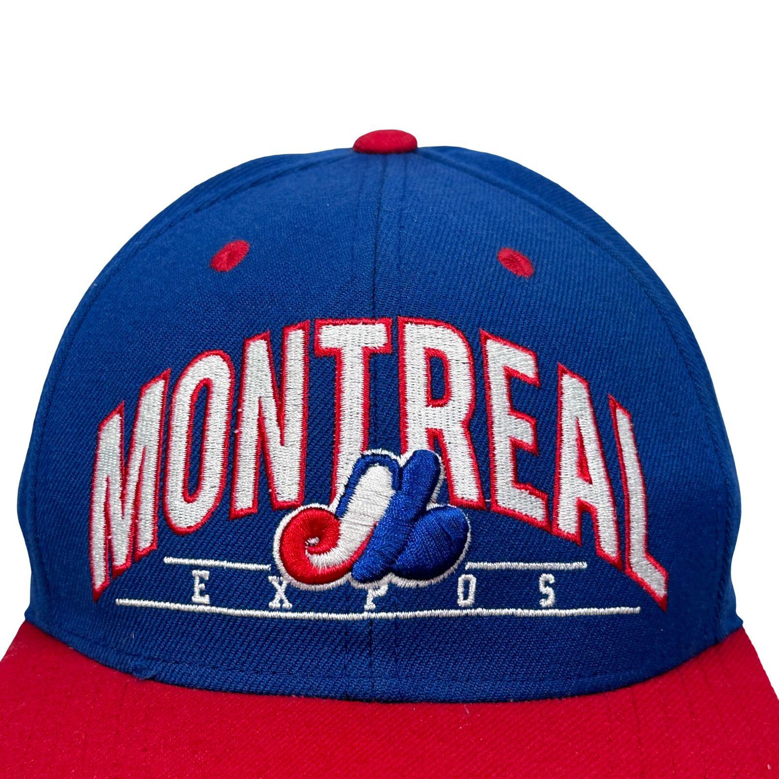 American Needle Vintage American Needle Montreal Expos Snapback Hat Blue Red Size ONE SIZE - 2 Thumbnail