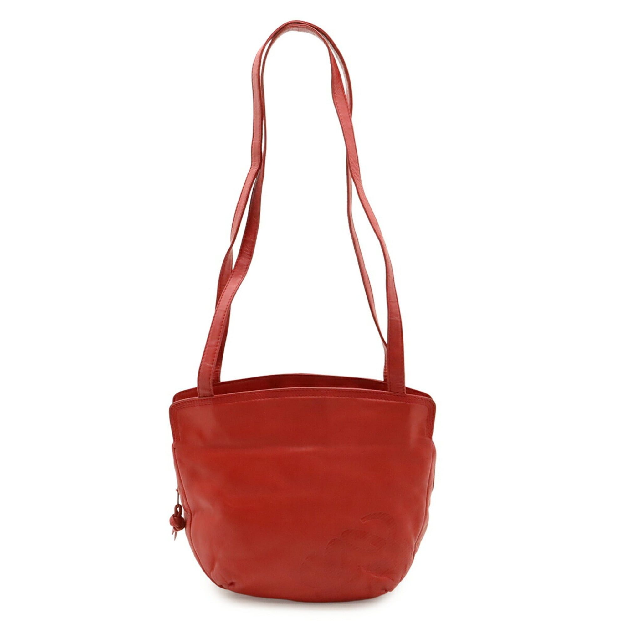 Loewe LOEWE Anagram Tote Bag Shoulder Leather Red Size ONE SIZE - 1 Thumbnail