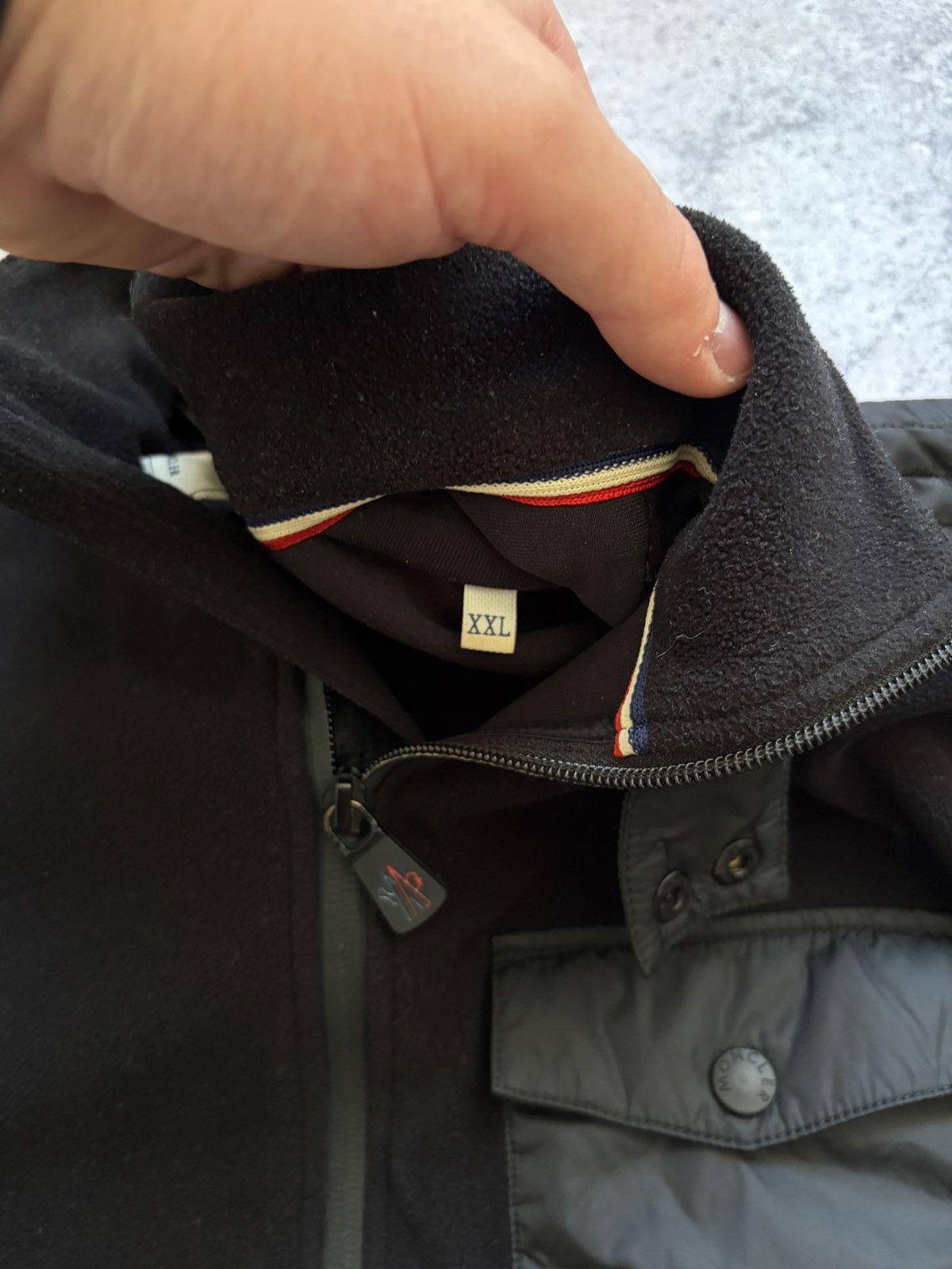 Moncler Grenoble Moncler Grenoble Maglia Black Fleece Cardigan Size US L / EU 52-54 / 3 - 7 Thumbnail