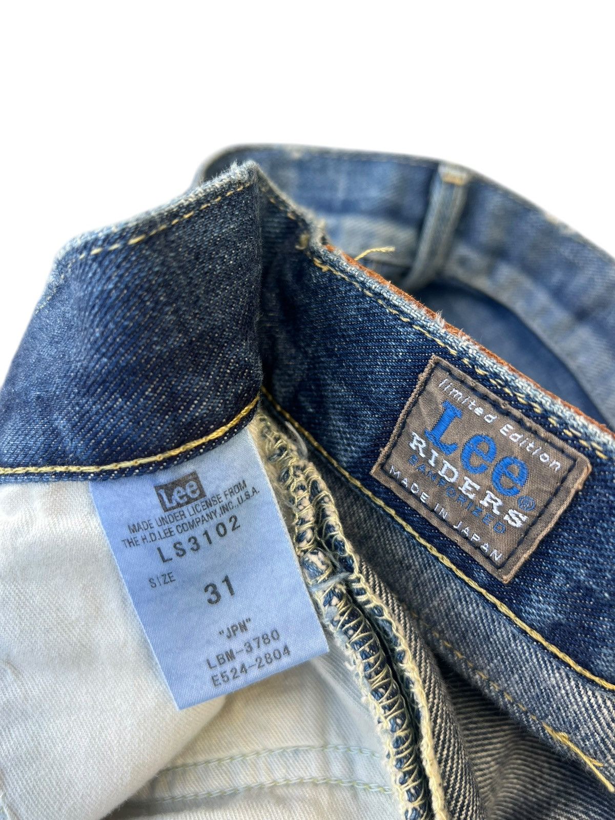 Lee Distressed Mud Denim Lee Riders Limited Edition Flare Jeans Size US 31 - 22 Thumbnail