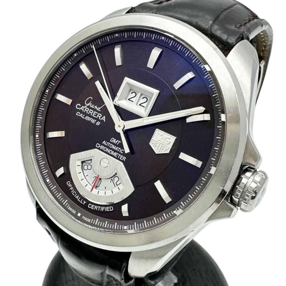 Tag Heuer TAG Heuer TAG Heuer Grand Carrera Stainless Steel Watch Metal Automatic WAV5113 Size ONE SIZE - 1 Thumbnail