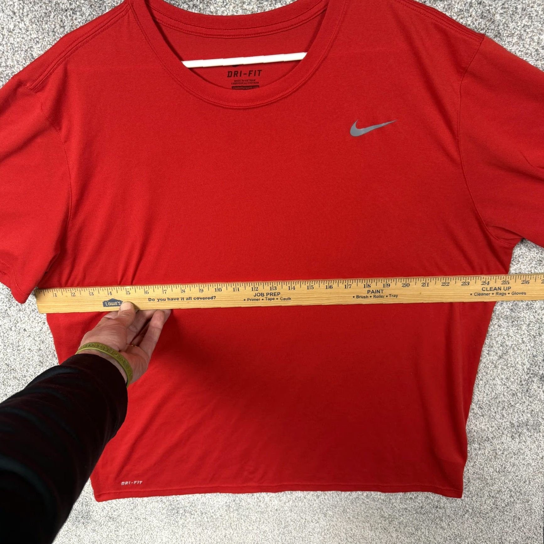 Nike Nike Dri-Fit Legend Fitness Shirt Mens 2XL Red Athletic Training Short Sleeve Crew Neck Swoosh T-Shirt Size US XXL / EU 58 / 5 - 3 Thumbnail