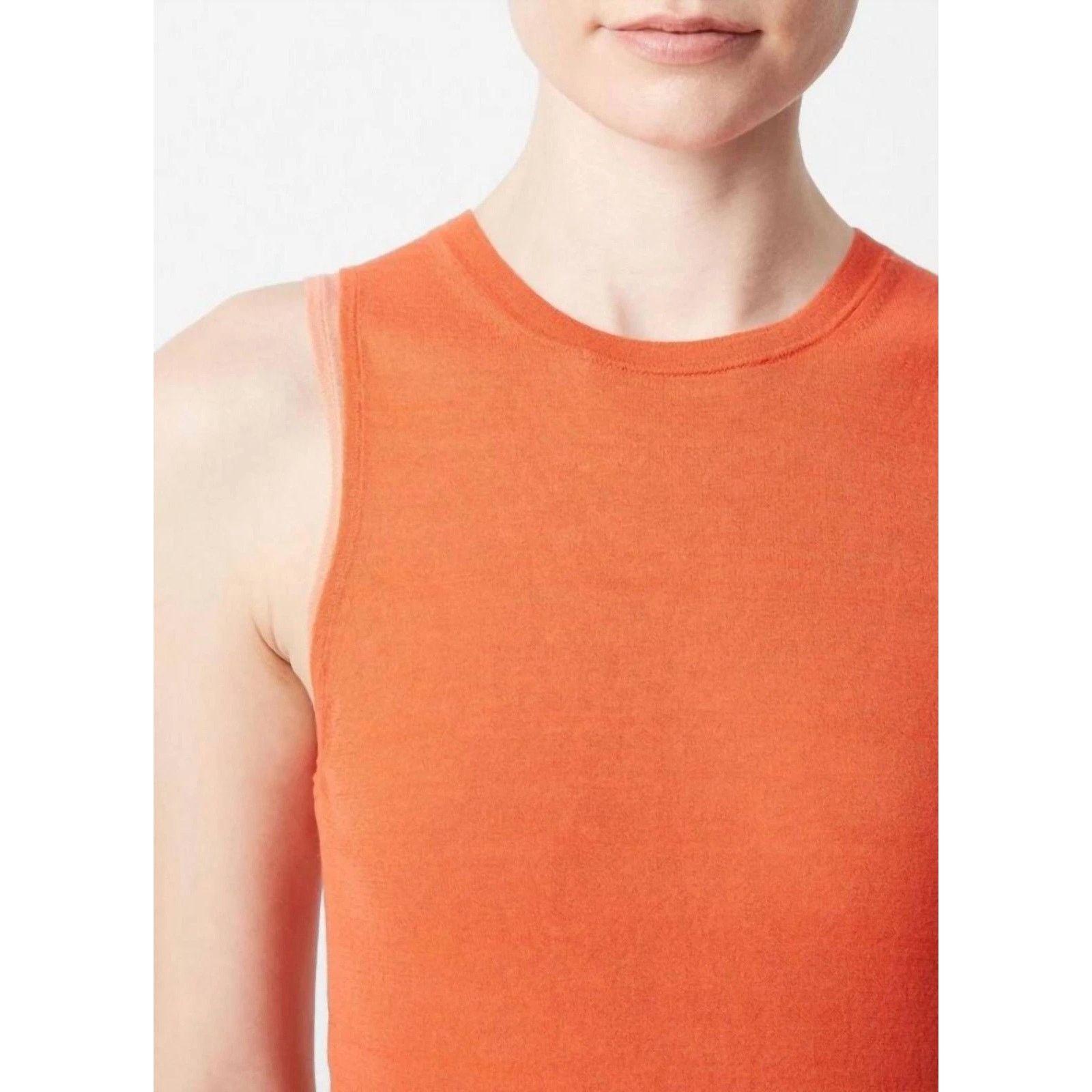 Vince Vince Double Layer Orange Tank Top - Size Small Size S / US 4 / IT 40 - 4 Thumbnail