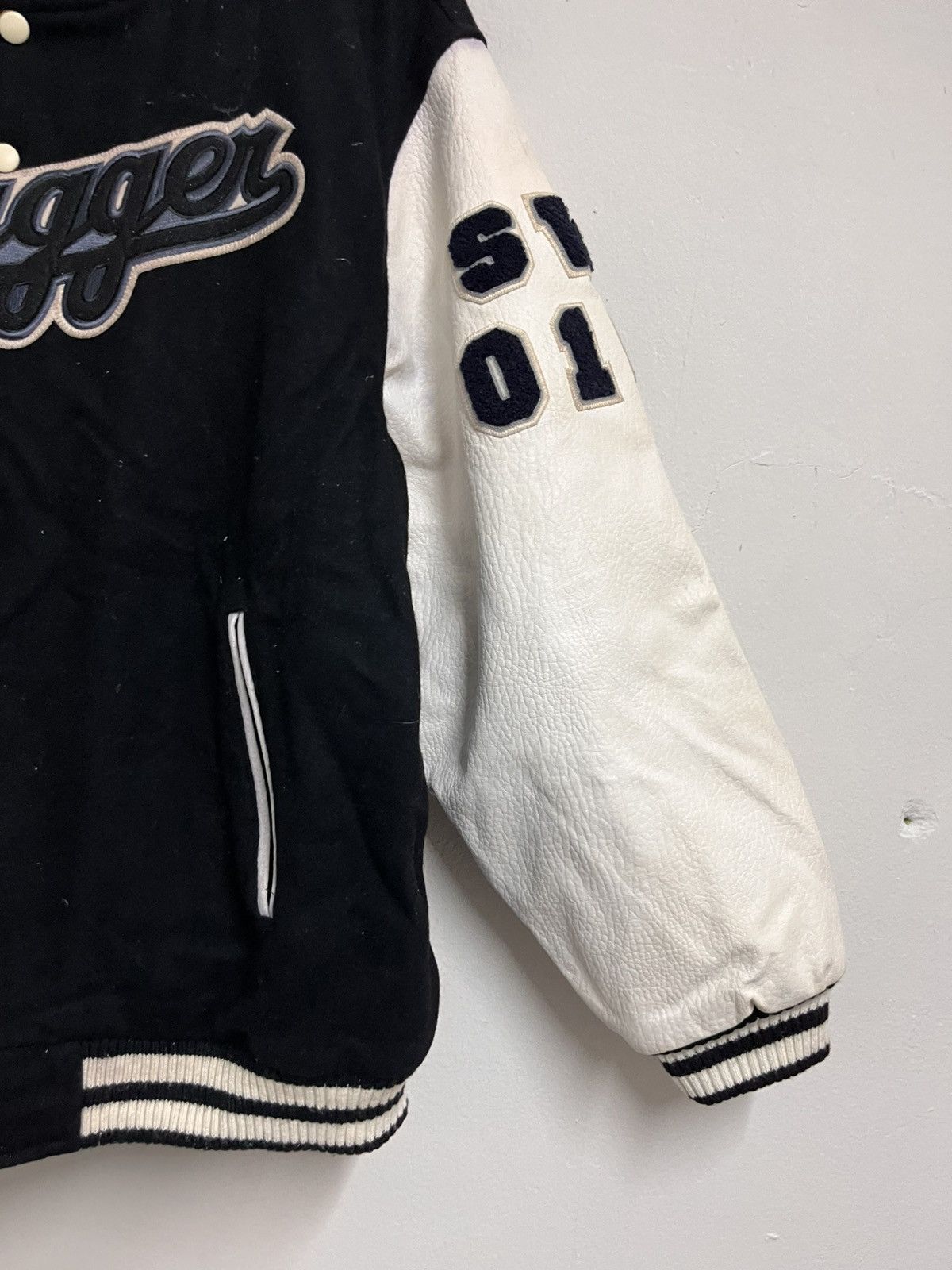 Swagger 💥Y2K SWAGGER Japan Distressed Varsity Jackets Leather Size US XL / EU 56 / 4 - 10 Thumbnail