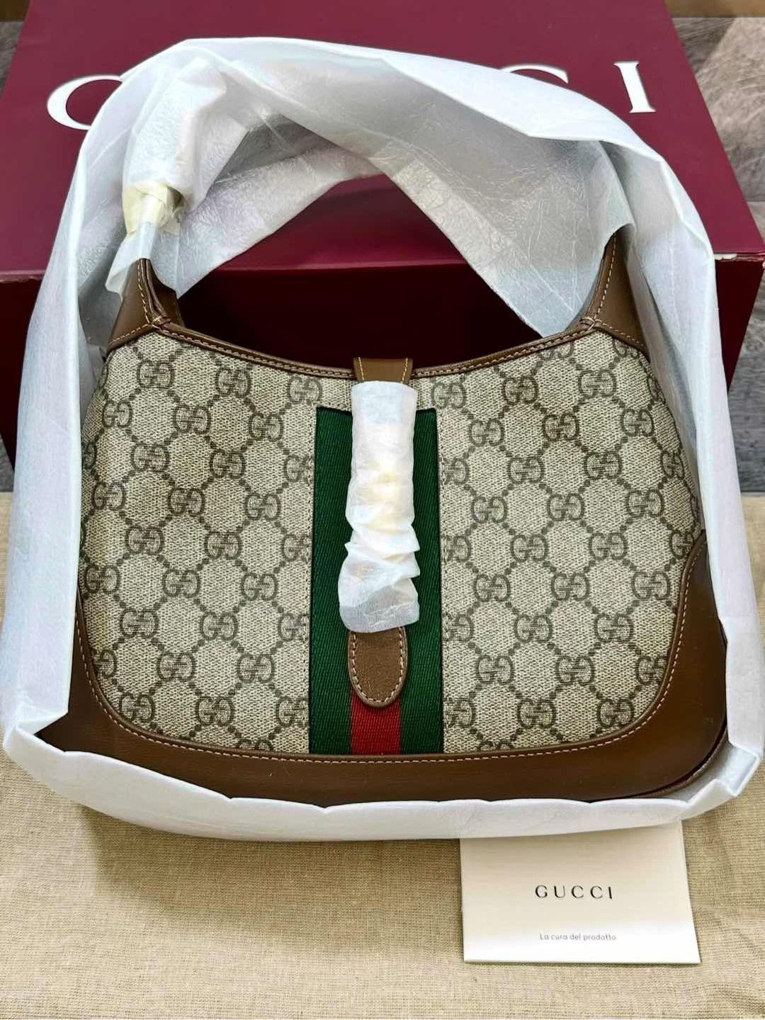 Gucci Gucci Jackie 1961 GG Monogram Bag Size ONE SIZE - 1 Thumbnail