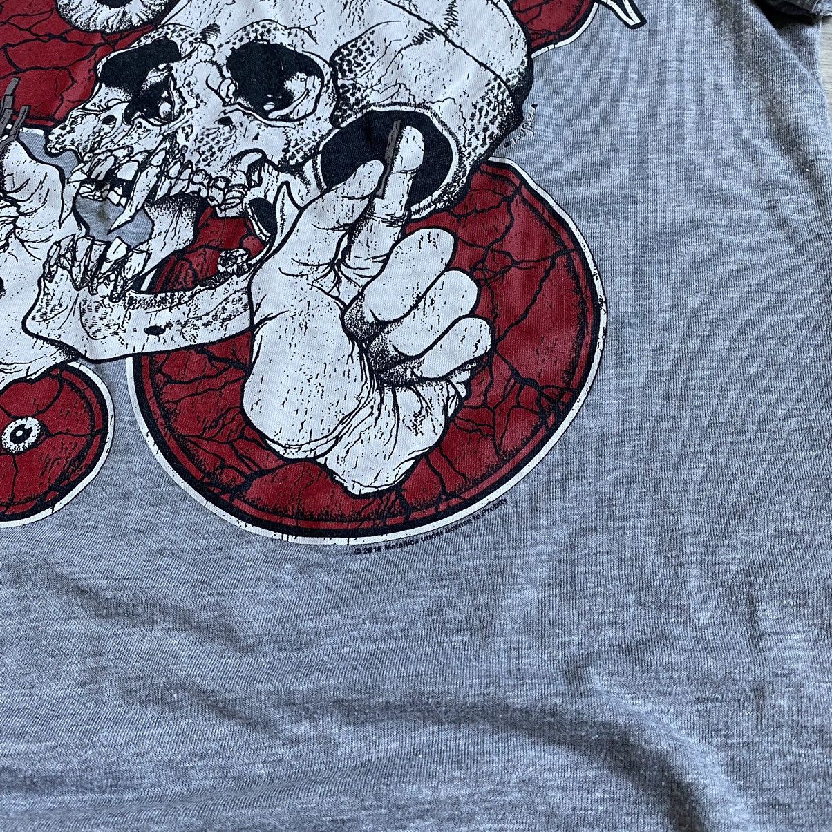 Band Tees METALLICA Y2K ROCK BAND SKULL EYES PRINT T SHIRT Size US S / EU 44-46 / 1 - 3 Thumbnail