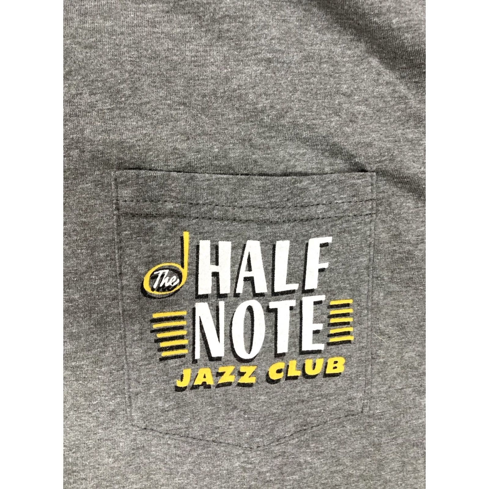Disney Disney T-Shirt Men XXL Gray Pocket Graphic Print The Half Note Jazz Club Crew Neck Short Sleeve Size US XL / EU 56 / 4 - 4 Thumbnail