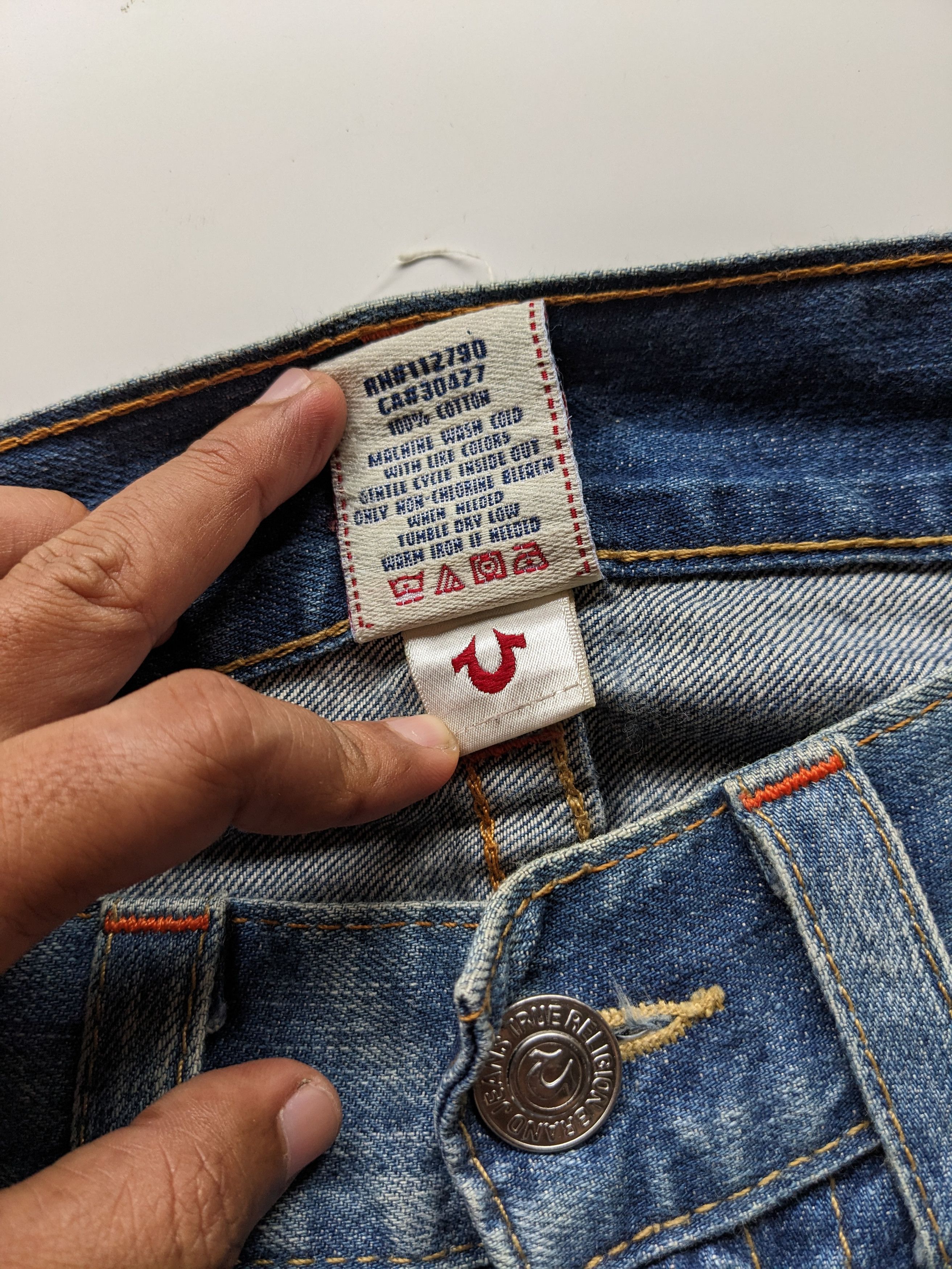 If Six Was Nine × Le Grande Bleu (L.G.B.) × True Religion True Religion distressed flare jeans Size US 33 - 7 Thumbnail
