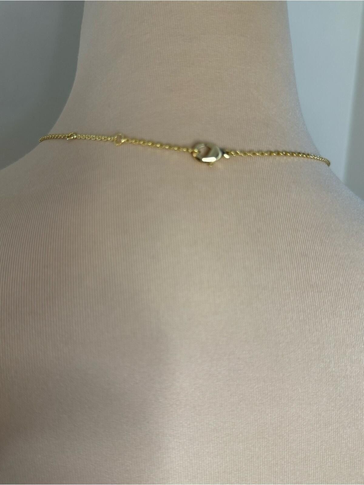 Other Turquoise & gold toned pendant chain line necklace Size ONE SIZE - 3 Thumbnail