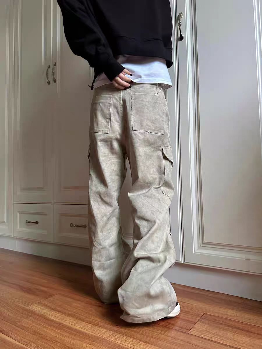 Japanese Brand × Vintage Vintage Street Y2K Large Pocket Pleated Work Casual Pants Size US 32 / EU 48 - 5 Thumbnail