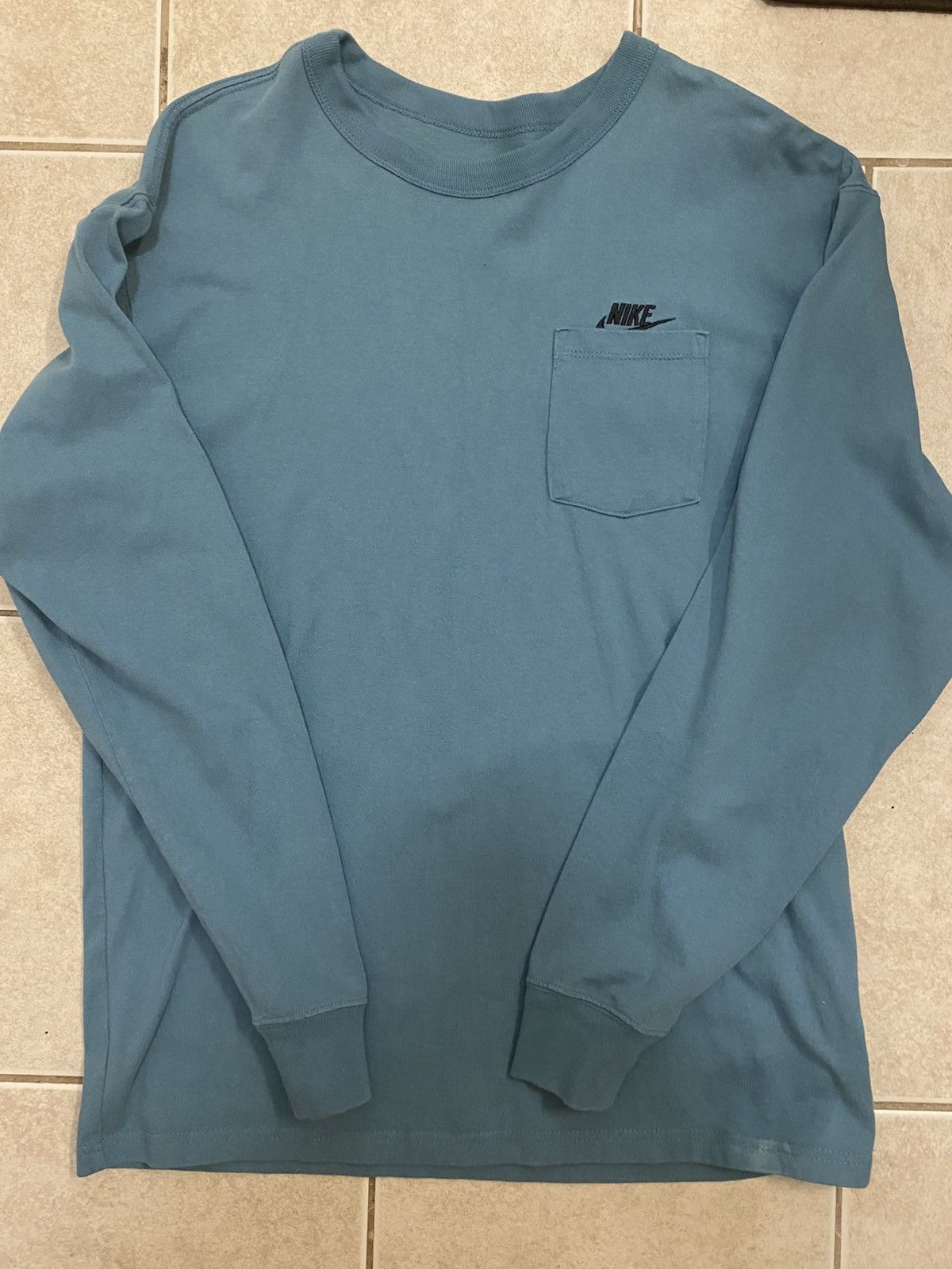 Nike Nike Blue Long Sleeve Size US S / EU 44-46 / 1 - 1 Thumbnail