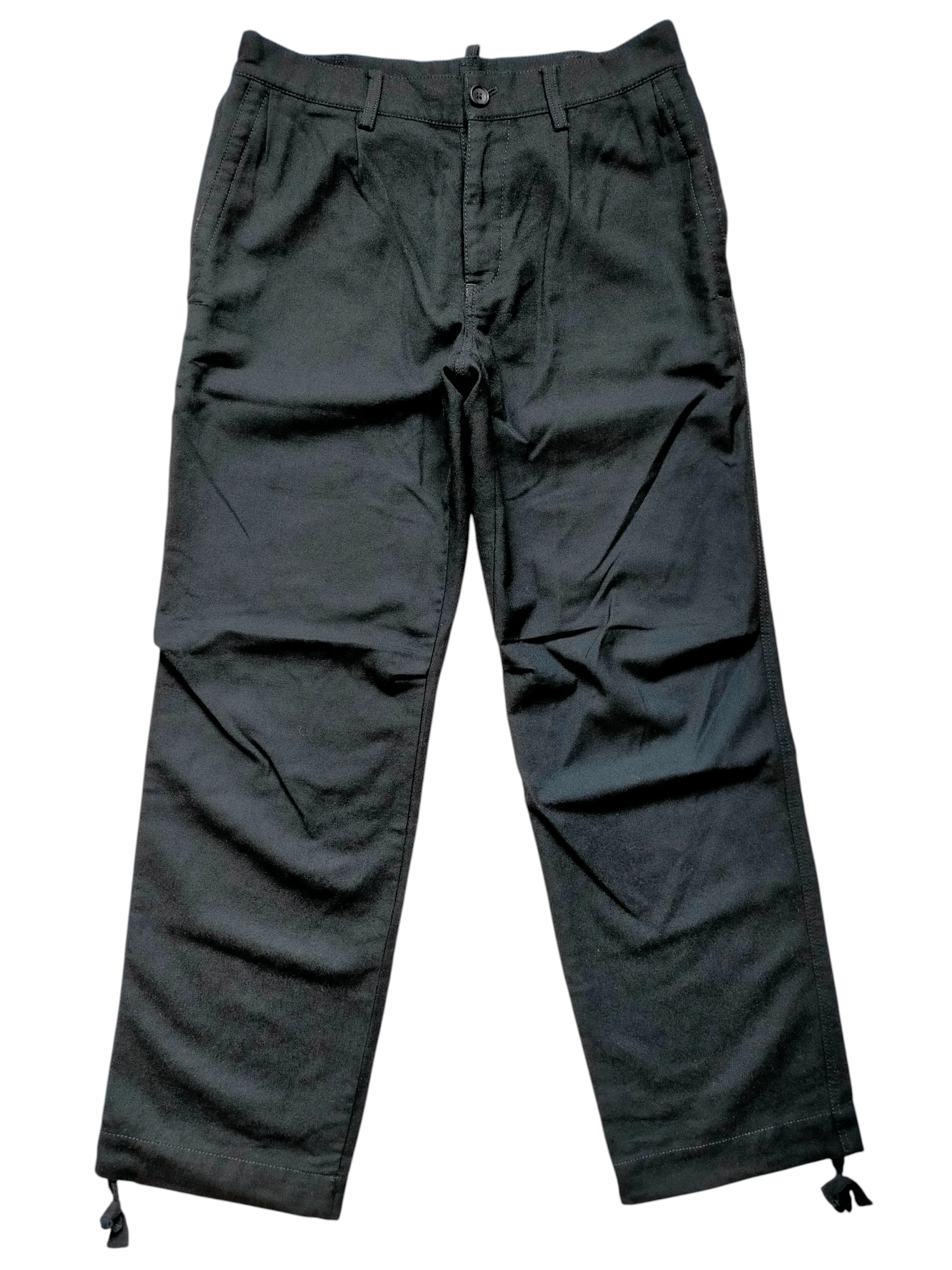 Yohji Yamamoto Y'S Yohji Yamamoto Rayon Wool Trouser Black Pants Size US 32 / EU 48 - 1 Thumbnail