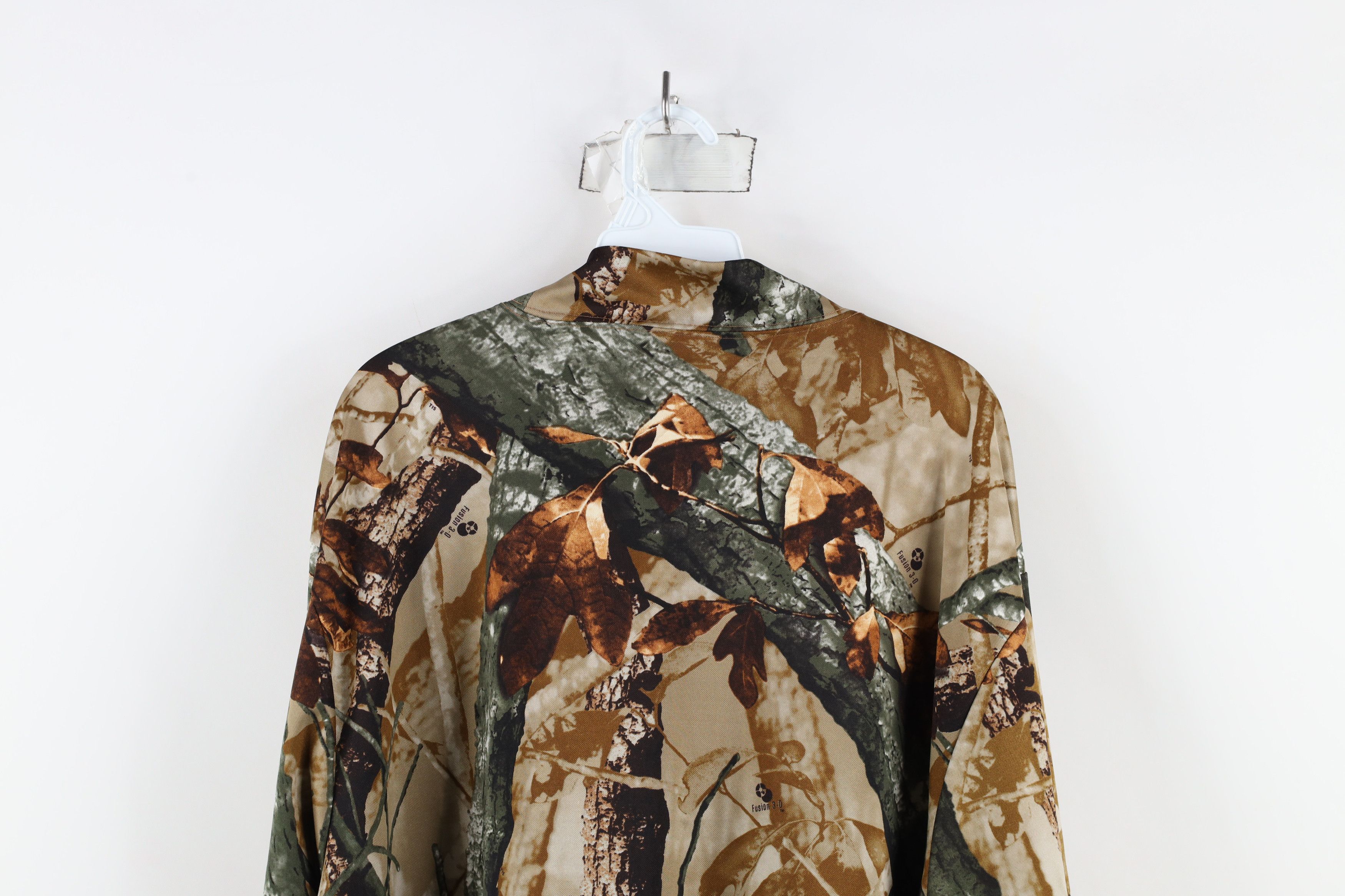 Vintage Vintage Streetwear Camouflage Mock Neck Long Sleeve T-Shirt Size US XXL / EU 58 / 5 - 10 Thumbnail