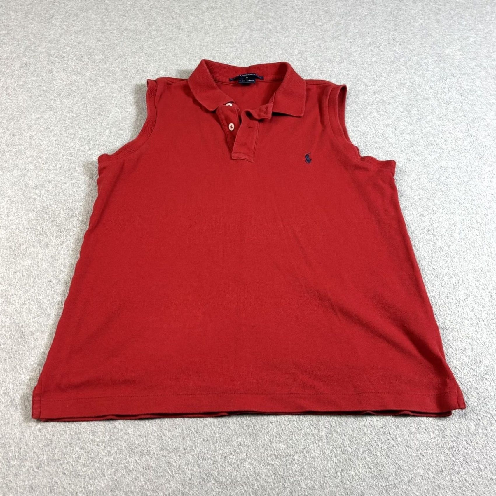 Polo Ralph Lauren Ralph Lauren Sport Tank Top Women M Red Polo Sleeveless Tennis Golf Heritage Size M / US 6-8 / IT 42-44 - 2 Thumbnail
