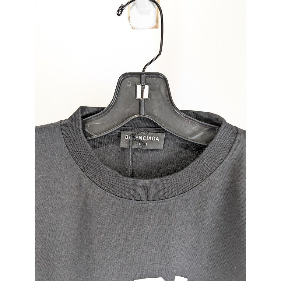Balenciaga o1rshd1 Long Sleeve T-Shirt in Black Size US XL / EU 56 / 4 - 4 Thumbnail