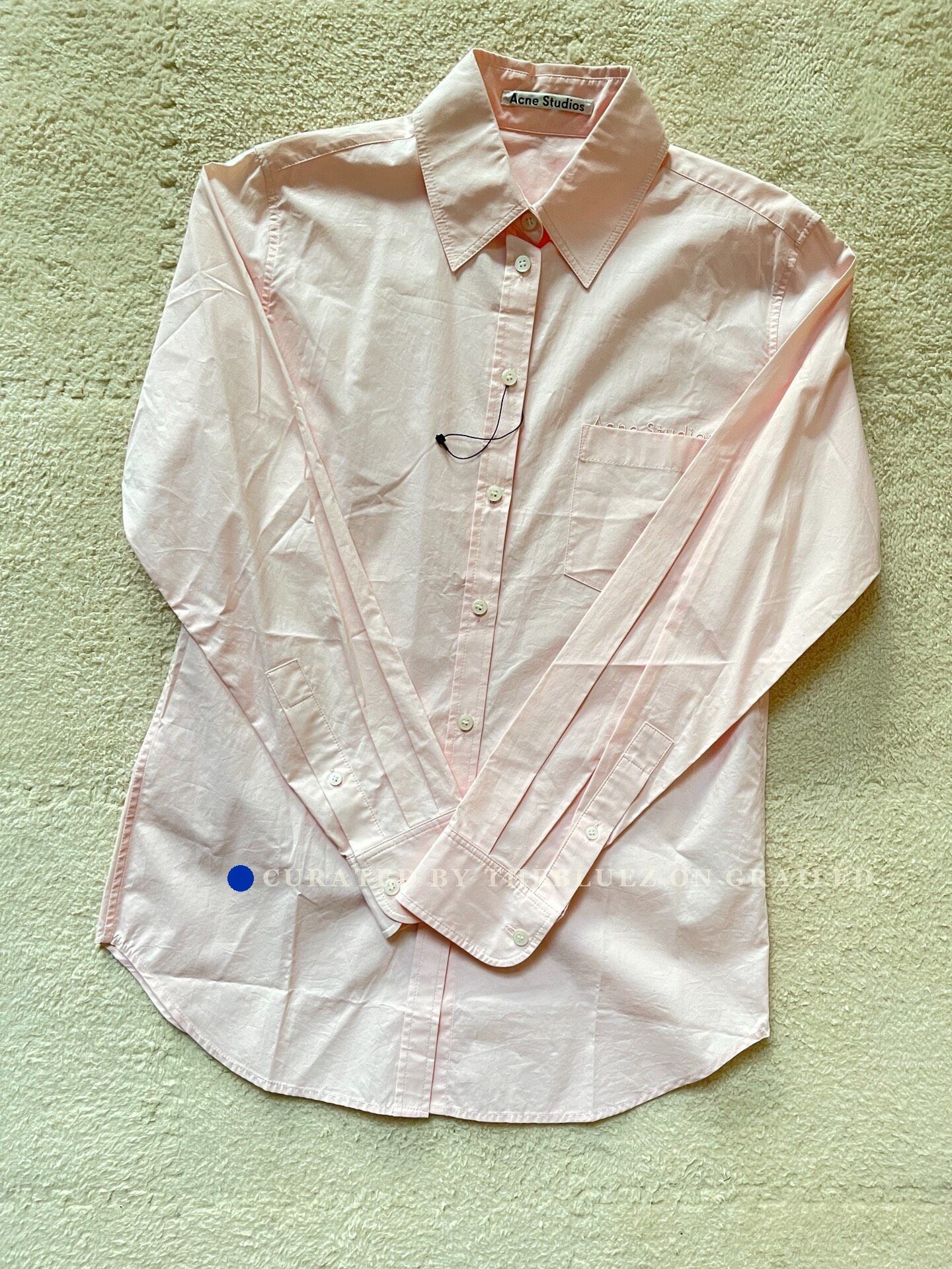Acne Studios ACNE Pink Long-Sleeve Shirt Size M / US 6-8 / IT 42-44 - 1 Thumbnail