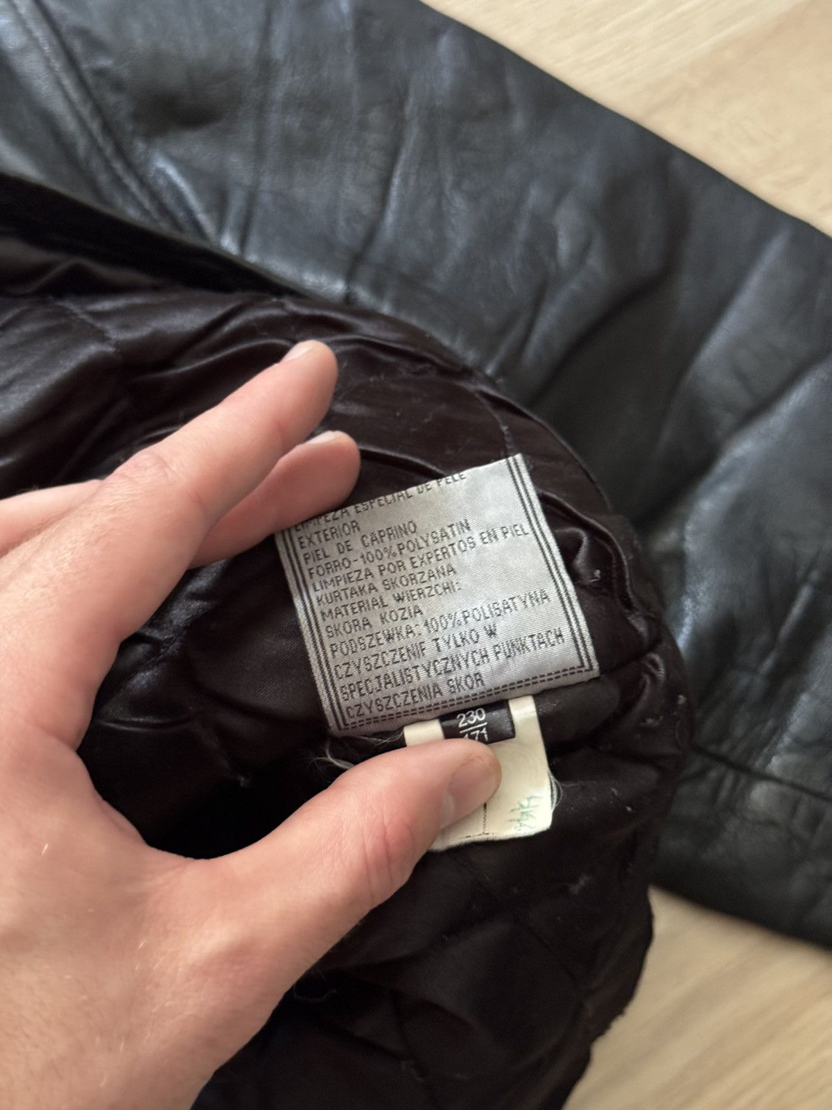 Genuine Leather Vintage 00’s Enjoy y2k Genuine Leather Moto Racing Jacket Size US M / EU 48-50 / 2 - 9 Thumbnail