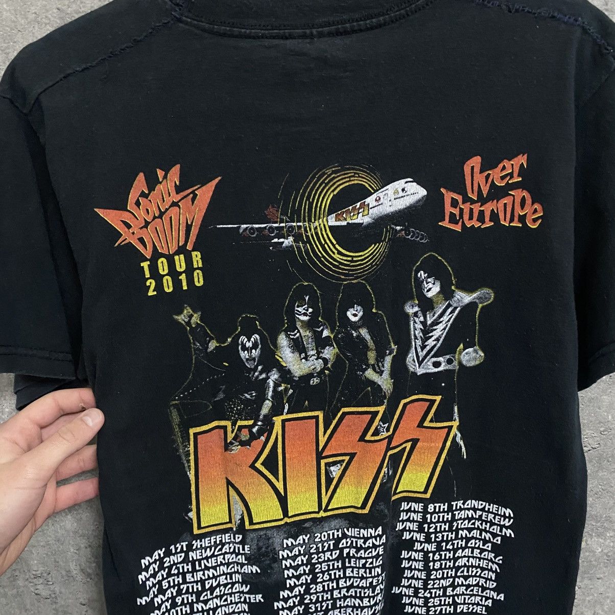 KISS Kiss 2010 tour sonic boom over Europe tee T-shirt polo merch Size US S / EU 44-46 / 1 - 9 Thumbnail