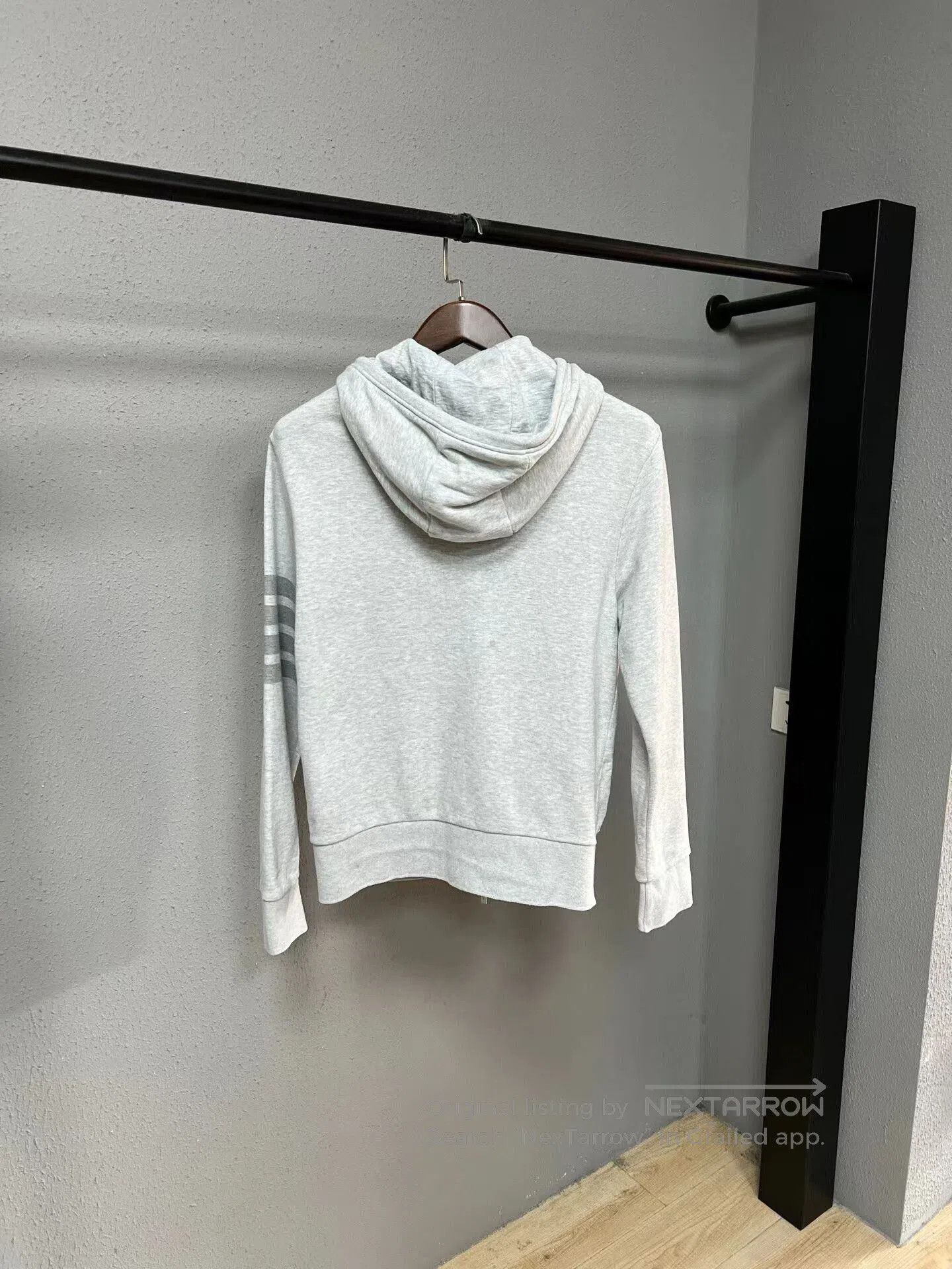 Thom Browne thom browne striped gray hoodie. Size US M / EU 48-50 / 2 - 2 Thumbnail