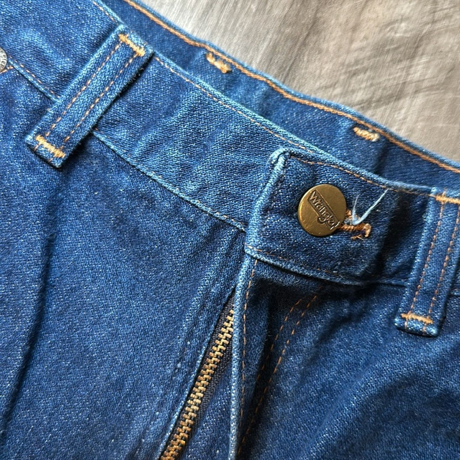 Wrangler Wrangler Vintage Junior Fit Straight High Rise Jeans - 13 Size 27" / US 4 / IT 40 - 6 Thumbnail