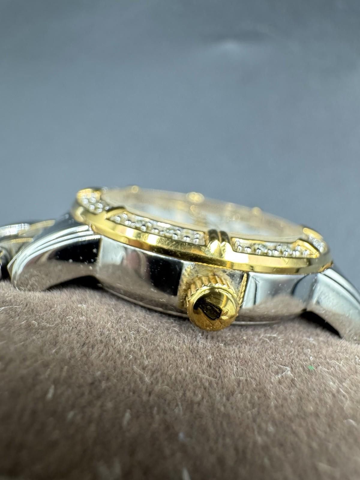 Bulova Bulova Watch Women 26mm Silver Gold Tone 98R107 MOP Diamond Size ONE SIZE - 9 Thumbnail