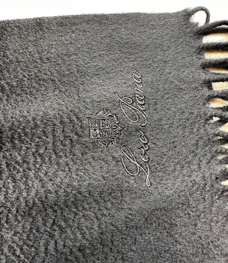 Loro Piana Loro Piana Black Cashmere Scarf. Size ONE SIZE - 8 Thumbnail