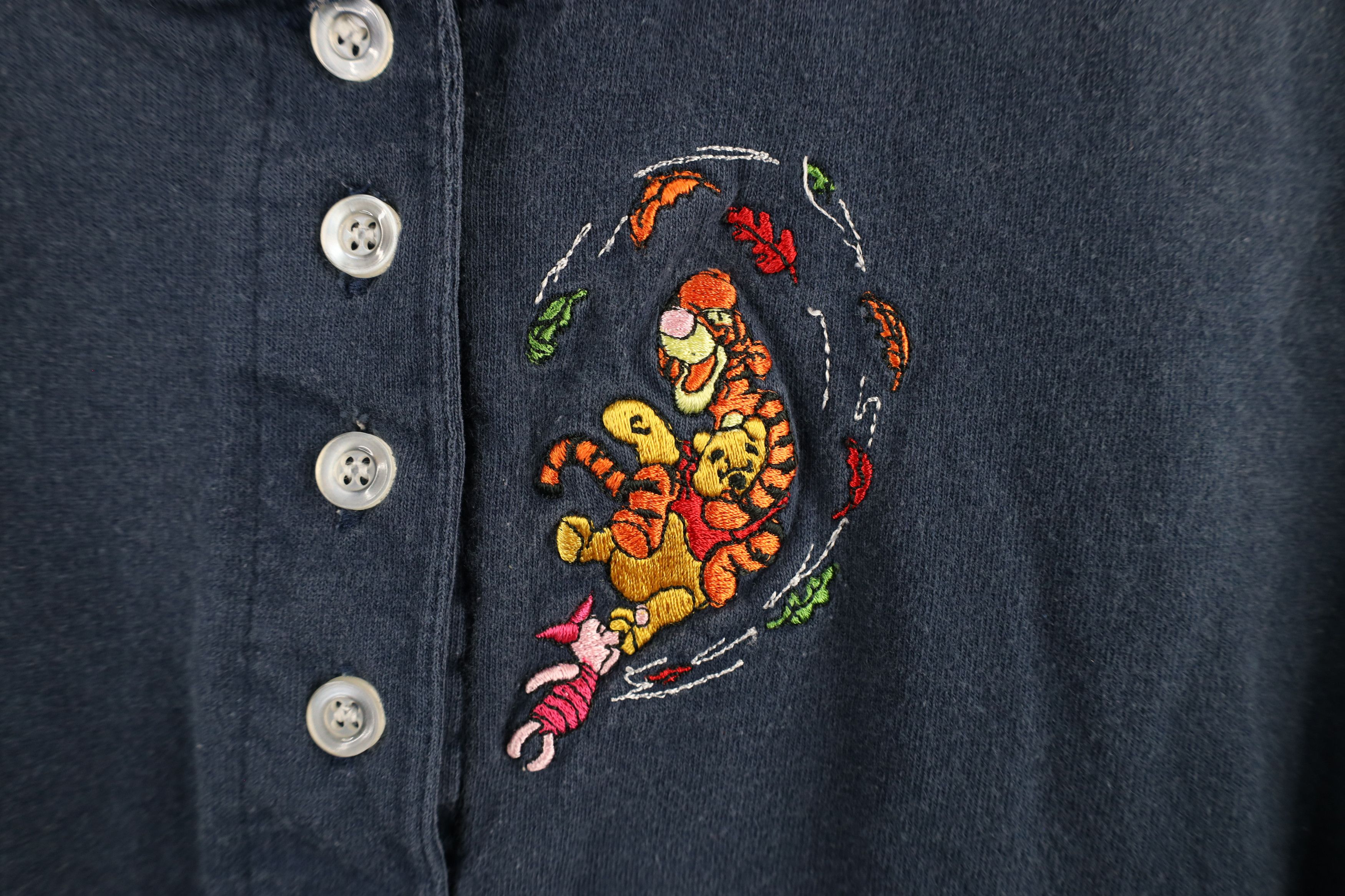 Disney × Vintage Vintage 90s Disney Winnie the Pooh Long Sleeve T-Shirt Size XXL / US 16-18 / IT 52-54 - 4 Thumbnail