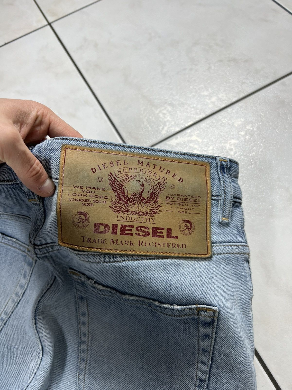 Diesel Vintage Diesel D-reggy y2k washed distressed denim jeans Size 27" / US 4 / IT 40 - 16 Thumbnail