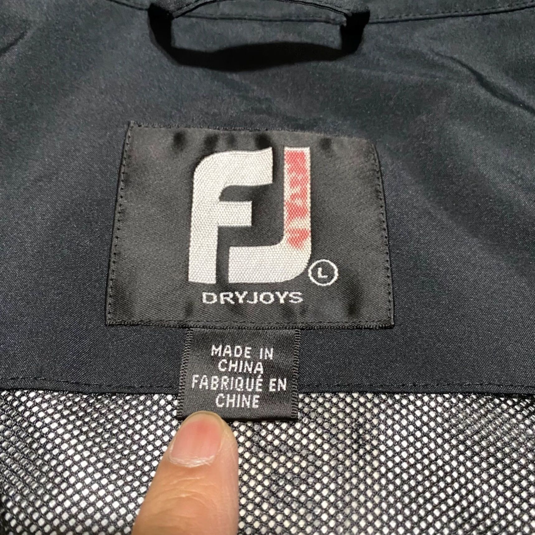 Footjoy FootJoy Dryjoy Mens Large Jacket Brown Full Zip Windbreaker Rain L/S Sports Logo Casual Outerwear Size US L / EU 52-54 / 3 - 6 Thumbnail