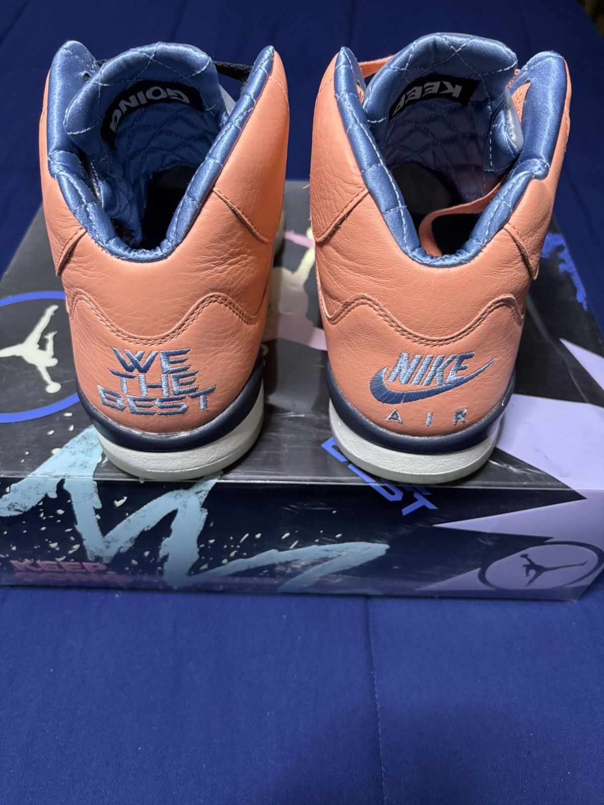 Jordan Brand DJ Khaled Jordan 5 We The Best Crimson Bliss 2022 Size 10.5 Size US 10.5 / EU 43-44 - 4 Thumbnail