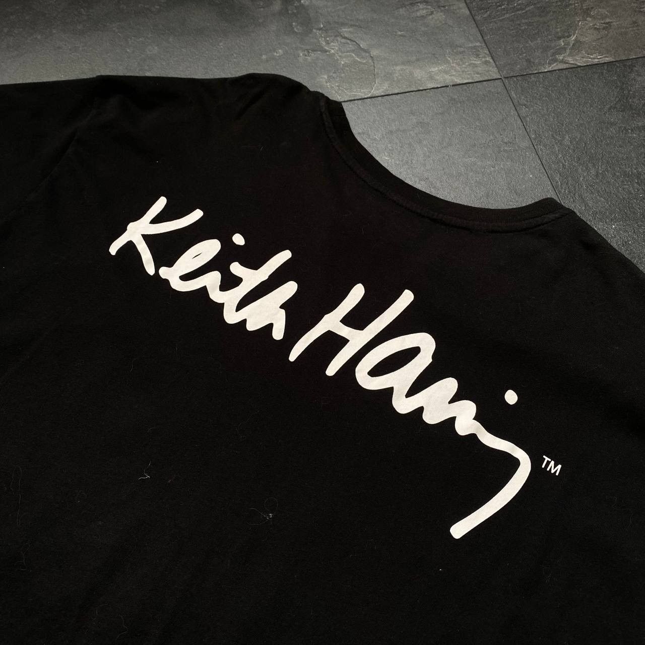 Keith Haring × Vintage Vintage big logo Keith haring tee shirt Size US L / EU 52-54 / 3 - 6 Thumbnail
