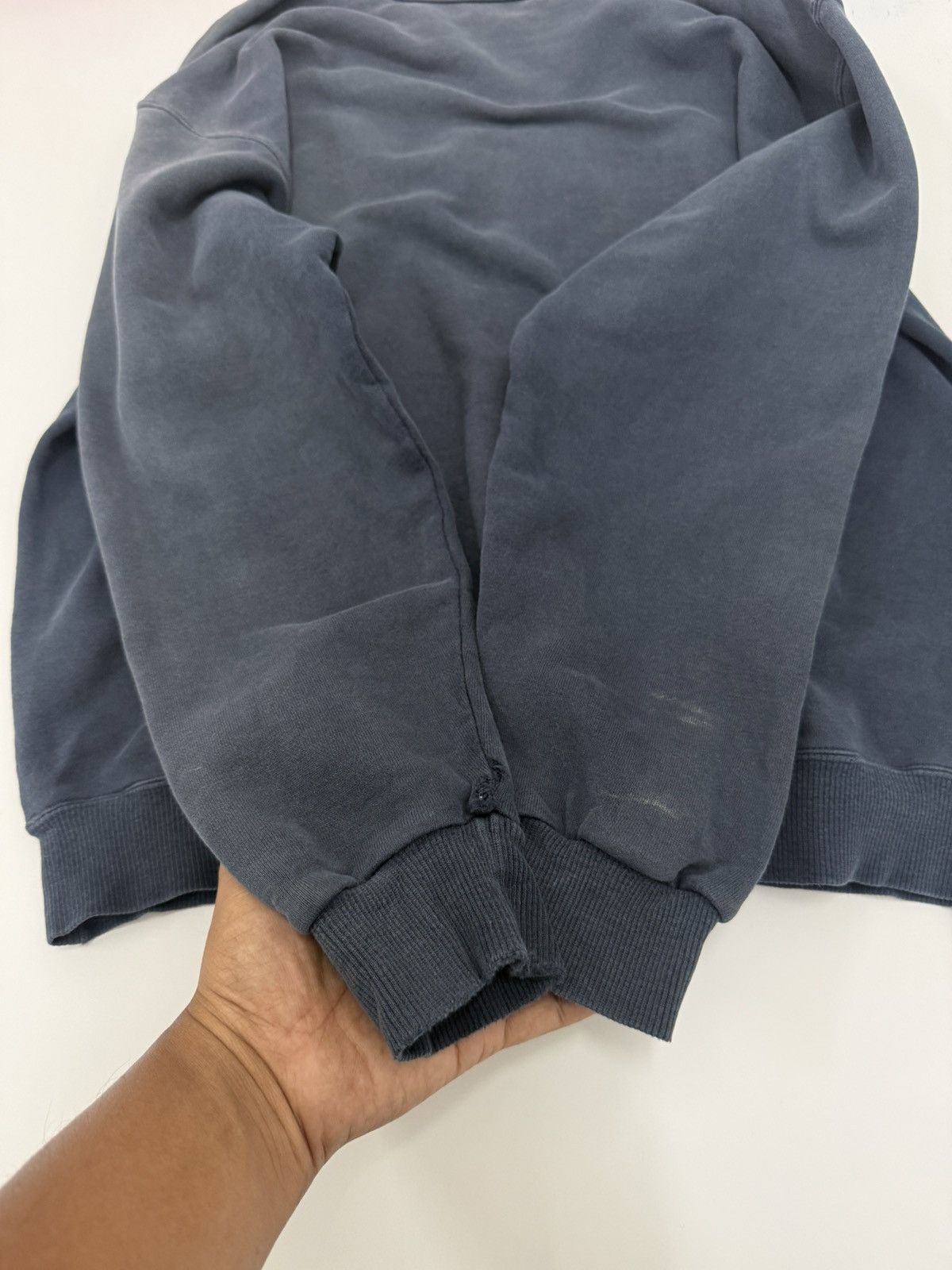 Hanes Vintage Y2K Hanes North California Faded Blue Sweatshirt Size US M / EU 48-50 / 2 - 11 Thumbnail