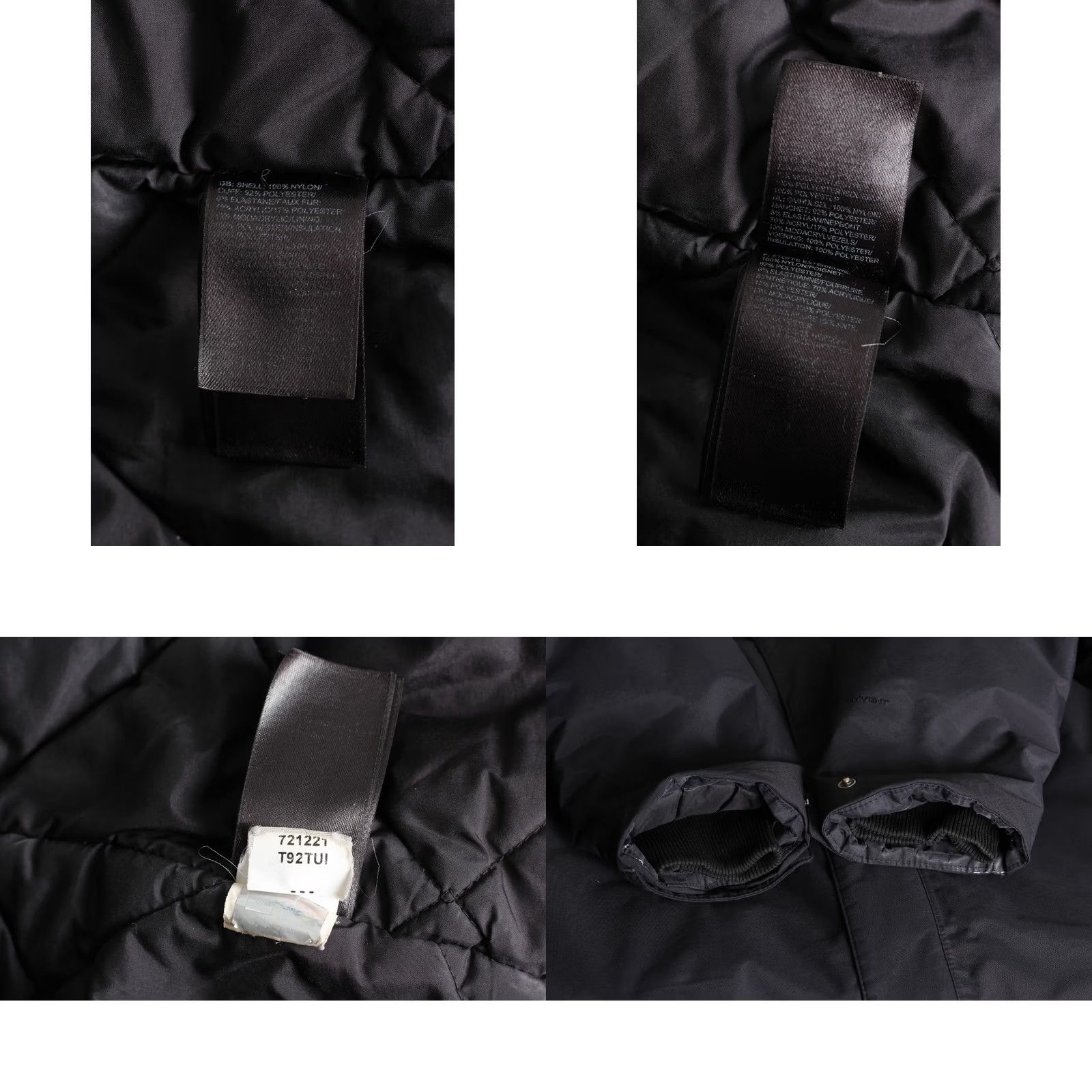 The North Face THE NORTH FACE Zaneck DRYVENT Fur Hooded Insulated Parka Jacket Men Size S Black Size US S / EU 44-46 / 1 - 8 Thumbnail