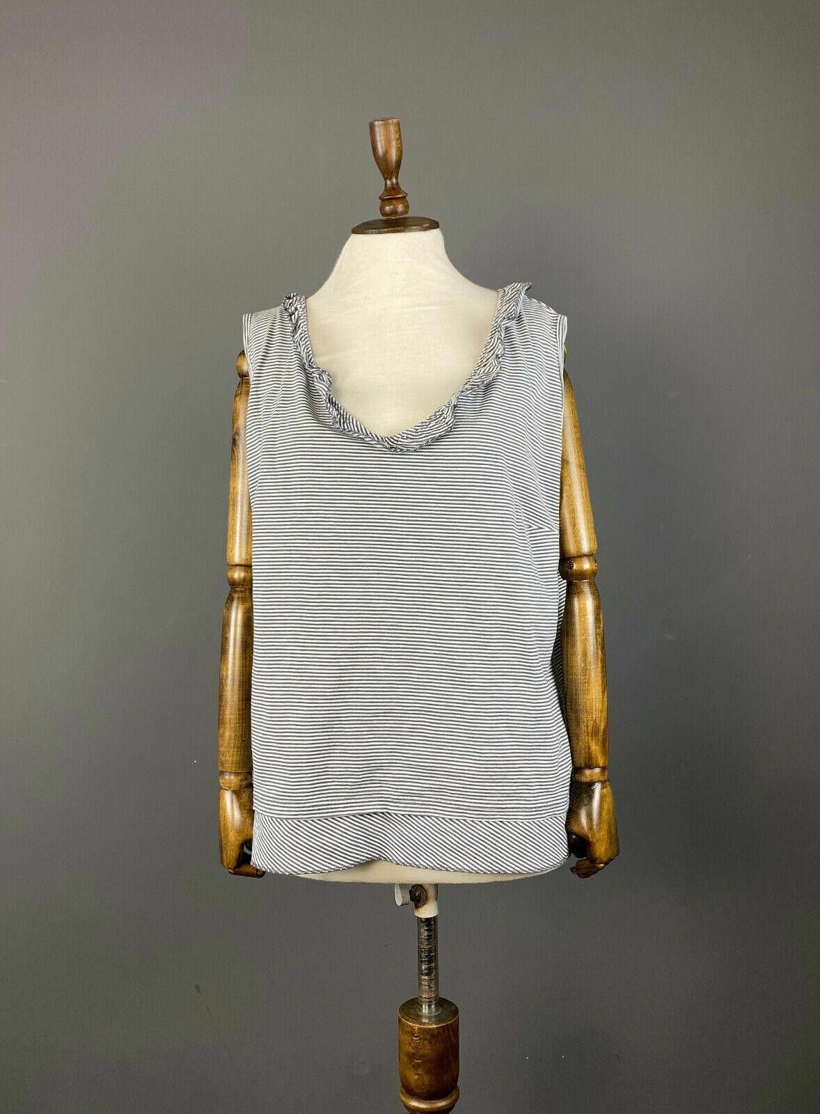 Designer Deerberg by Oska Stripe Lagenlook Summer Top Blouse Size M / US 6-8 / IT 42-44 - 1 Thumbnail