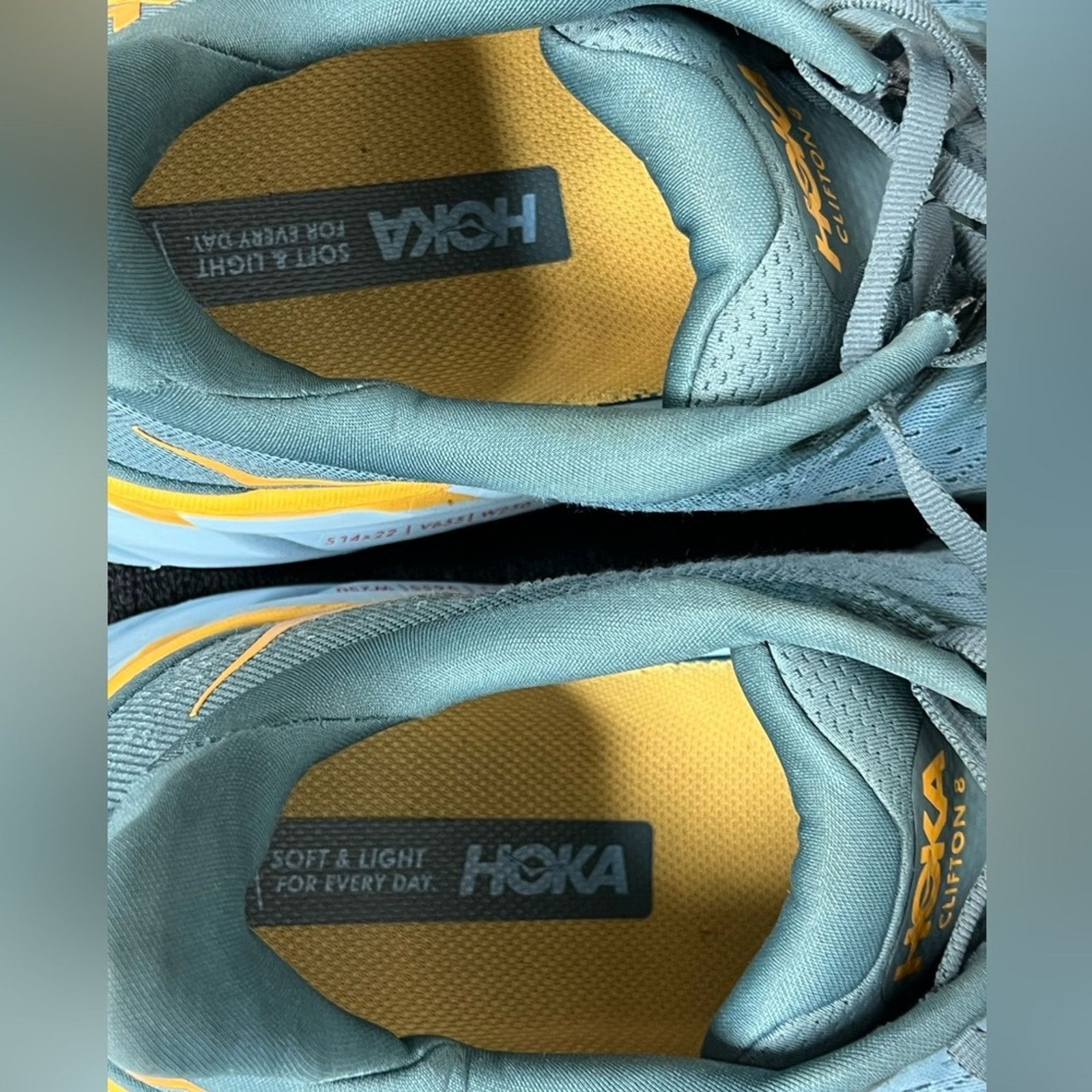 Hoka Hoka Clifton 8 Shoes 11 2E Wide Goblin Blue Mountain Running Size US 11 / EU 44 - 8 Thumbnail