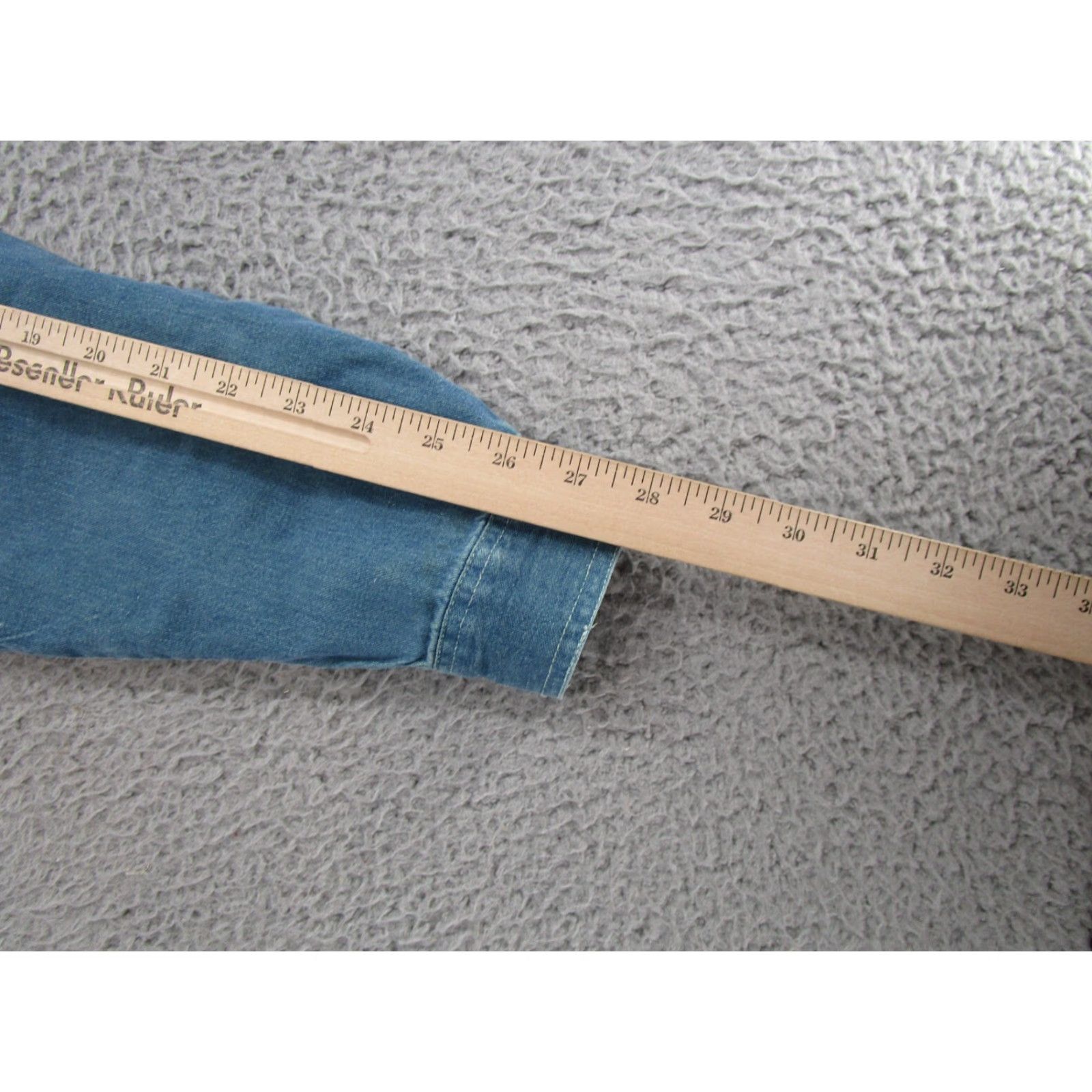 Denime VINTAGE Colter Denim Shirt Men’s M Blue 90's Western Button-Up Long Sleeve Casual Workwear Collared Size US M / EU 48-50 / 2 - 7 Thumbnail