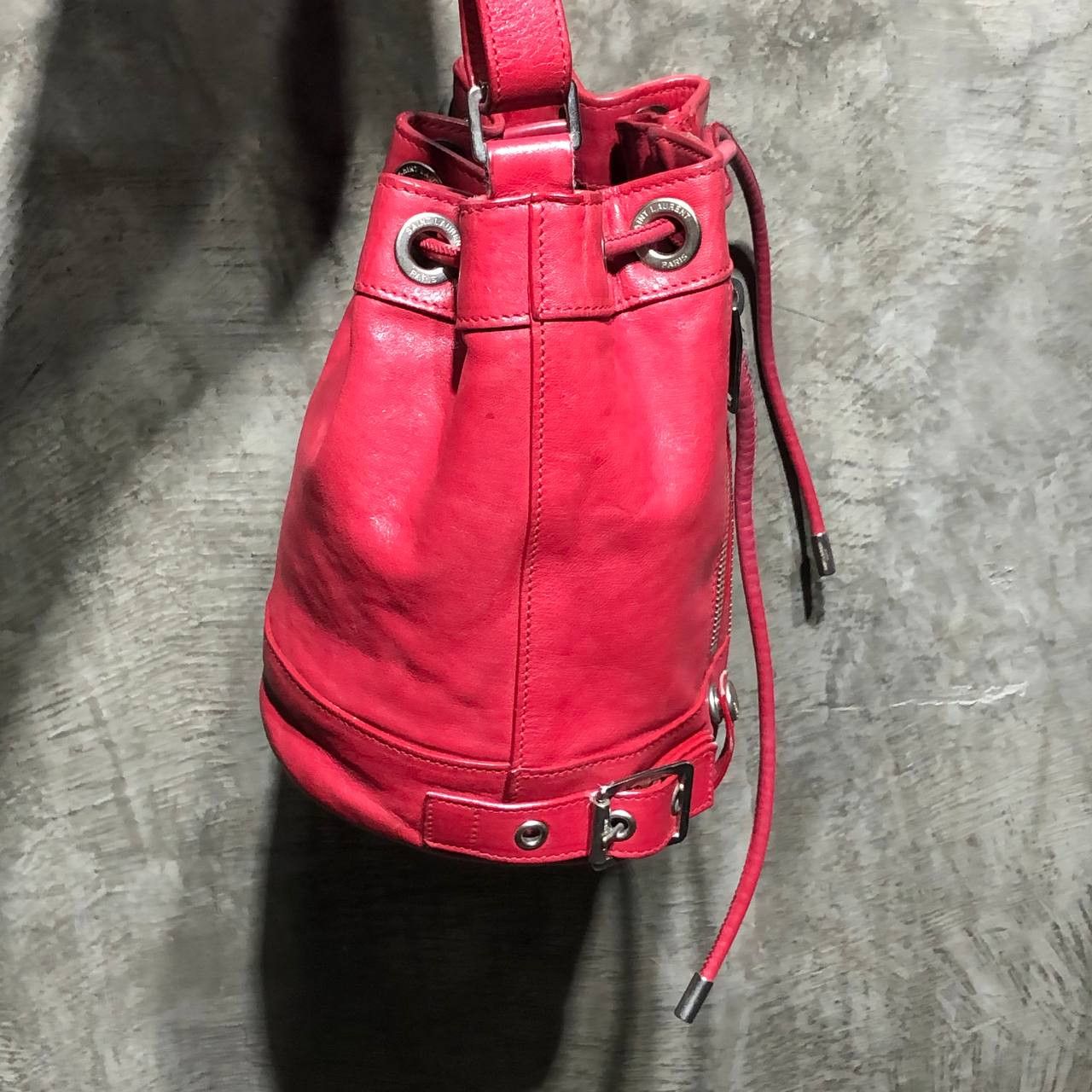 Saint Laurent Paris Saint Laurent Paris Rider Bucket Bag Size ONE SIZE - 6 Thumbnail
